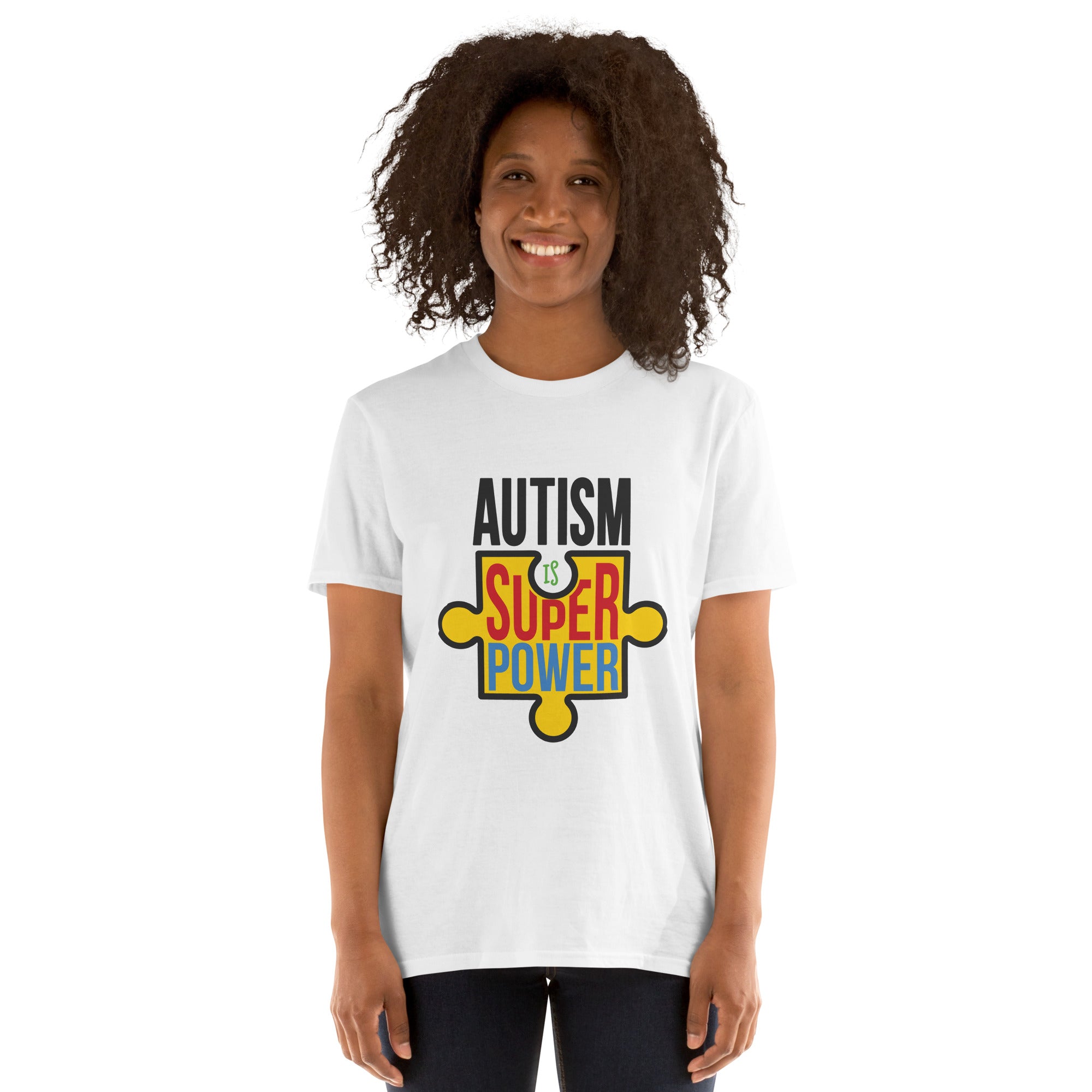 Short-Sleeve Unisex T-Shirt- Autism is my superpower