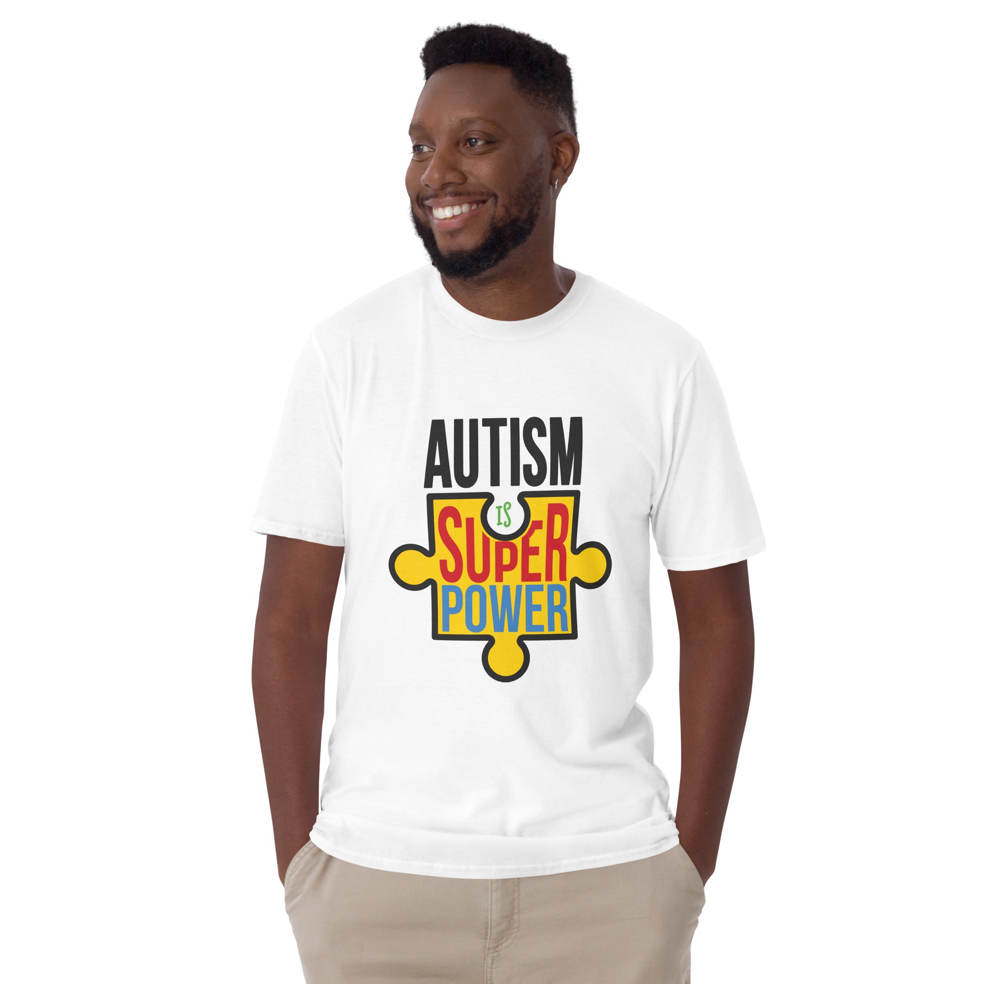 Short-Sleeve Unisex T-Shirt- Autism is my superpower