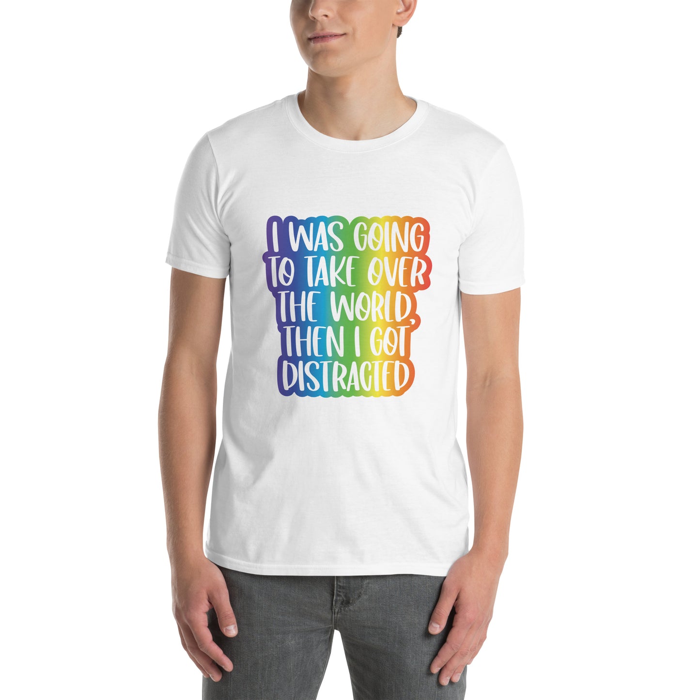 Short-Sleeve Unisex T-Shirt- ADHD- Take Over The World