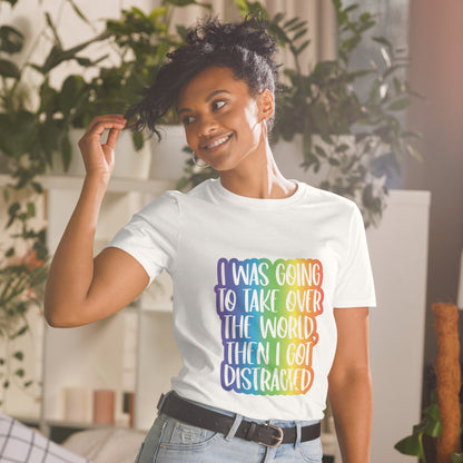 Short-Sleeve Unisex T-Shirt- ADHD- Take Over The World