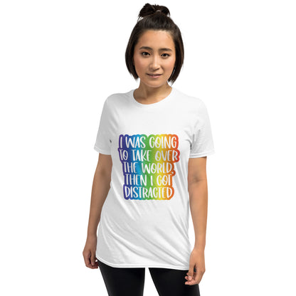 Short-Sleeve Unisex T-Shirt- ADHD- Take Over The World