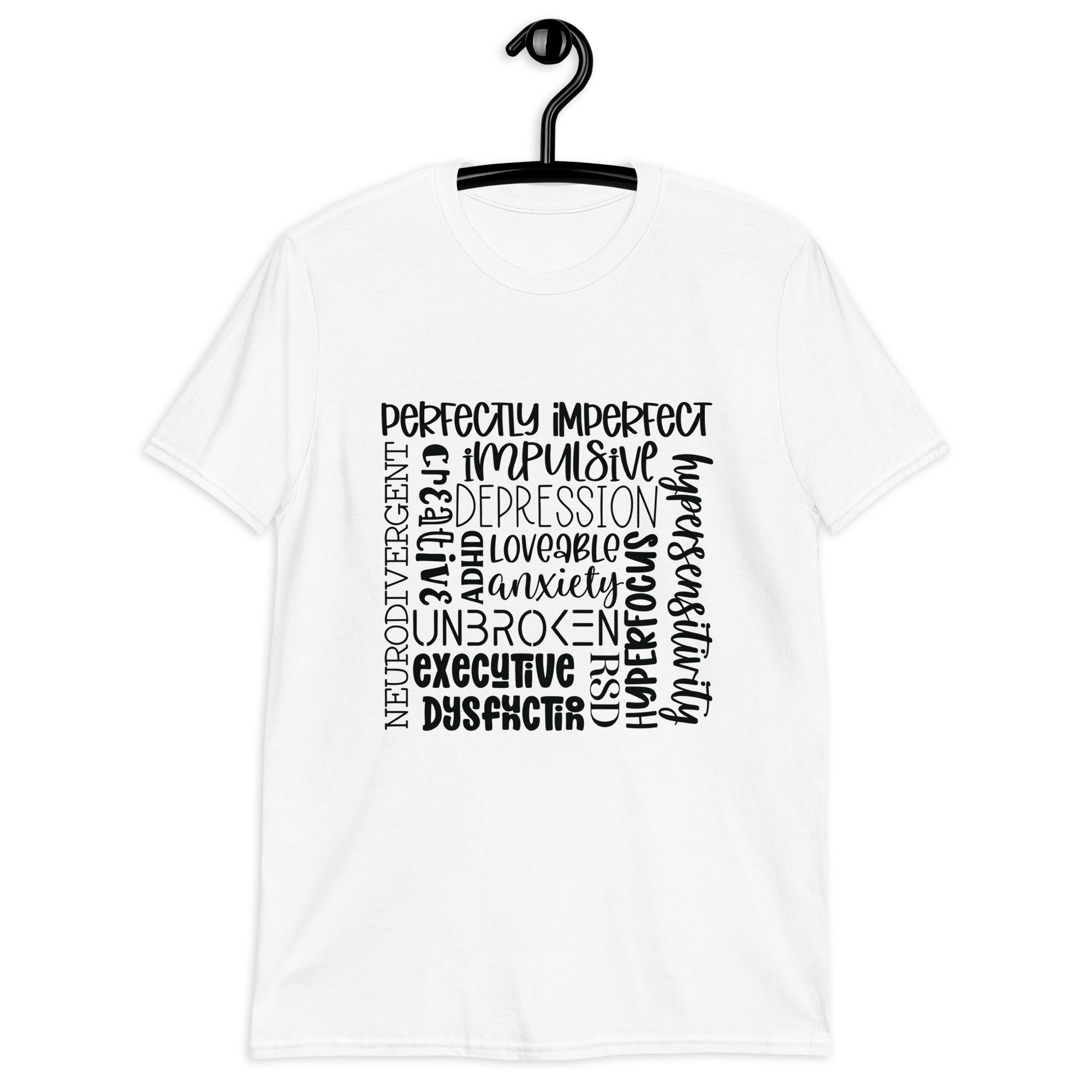 Short-Sleeve Unisex T-Shirt- ADHD- Subway Art Separate Words