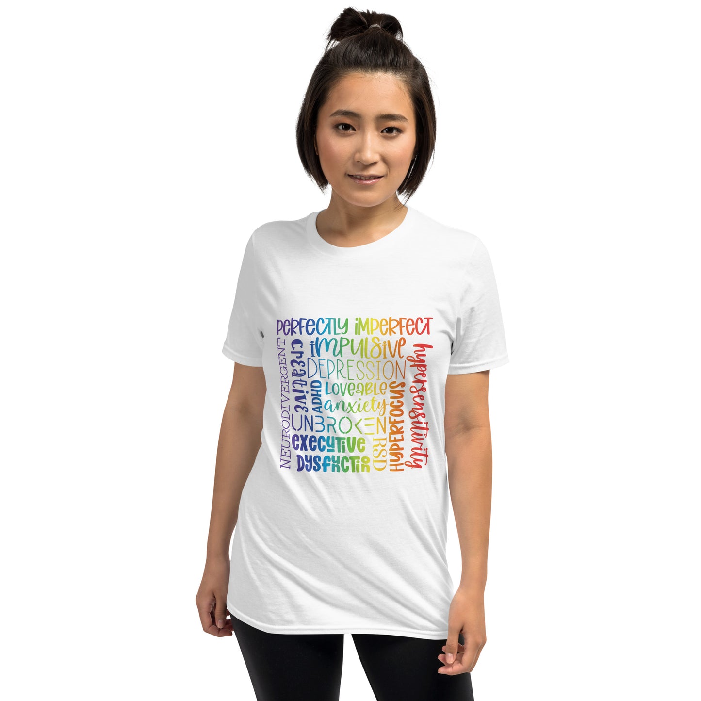 Short-Sleeve Unisex T-Shirt- ADHD- Subway Art Separate Words