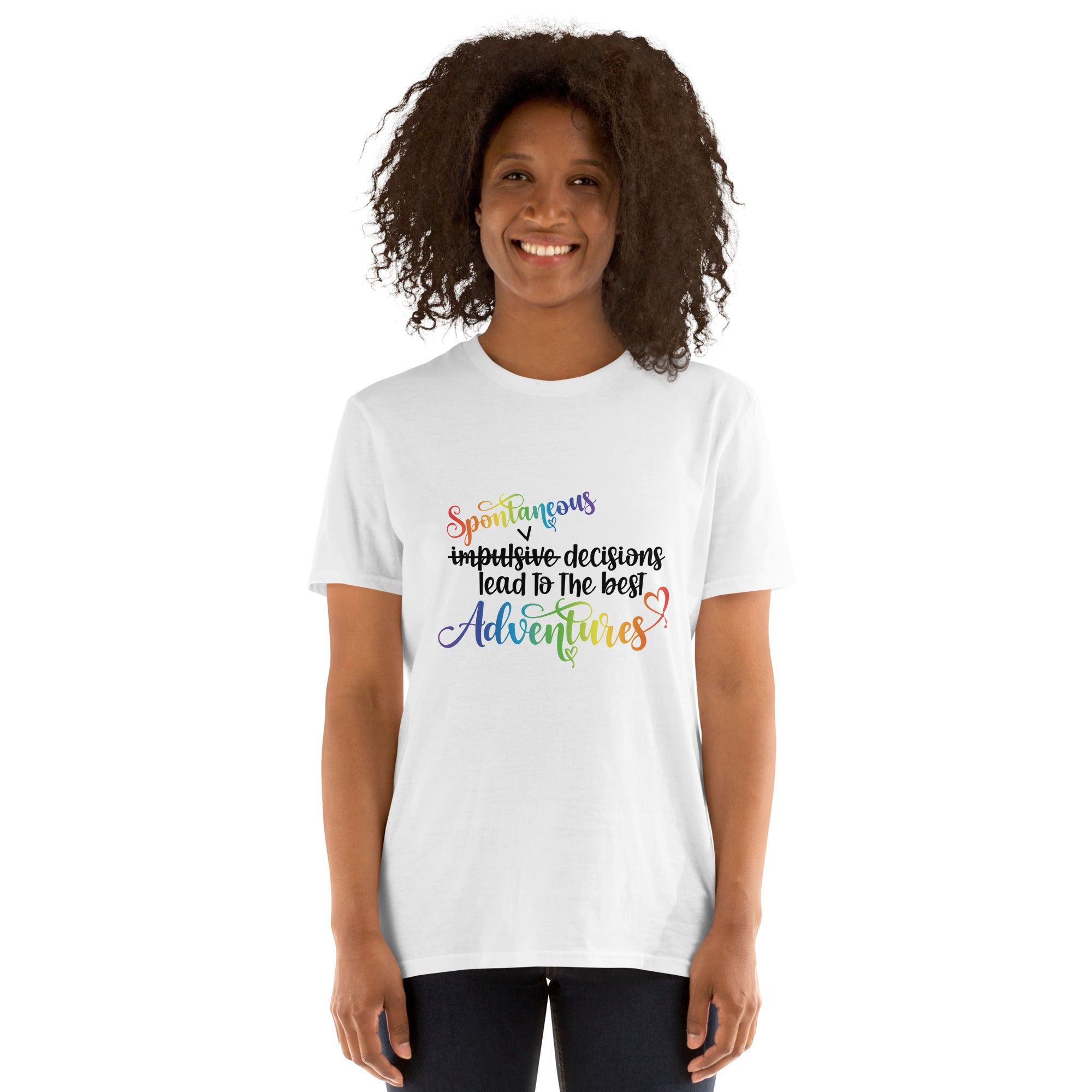 Short-Sleeve Unisex T-Shirt- ADHD- Spontaneous Adventures