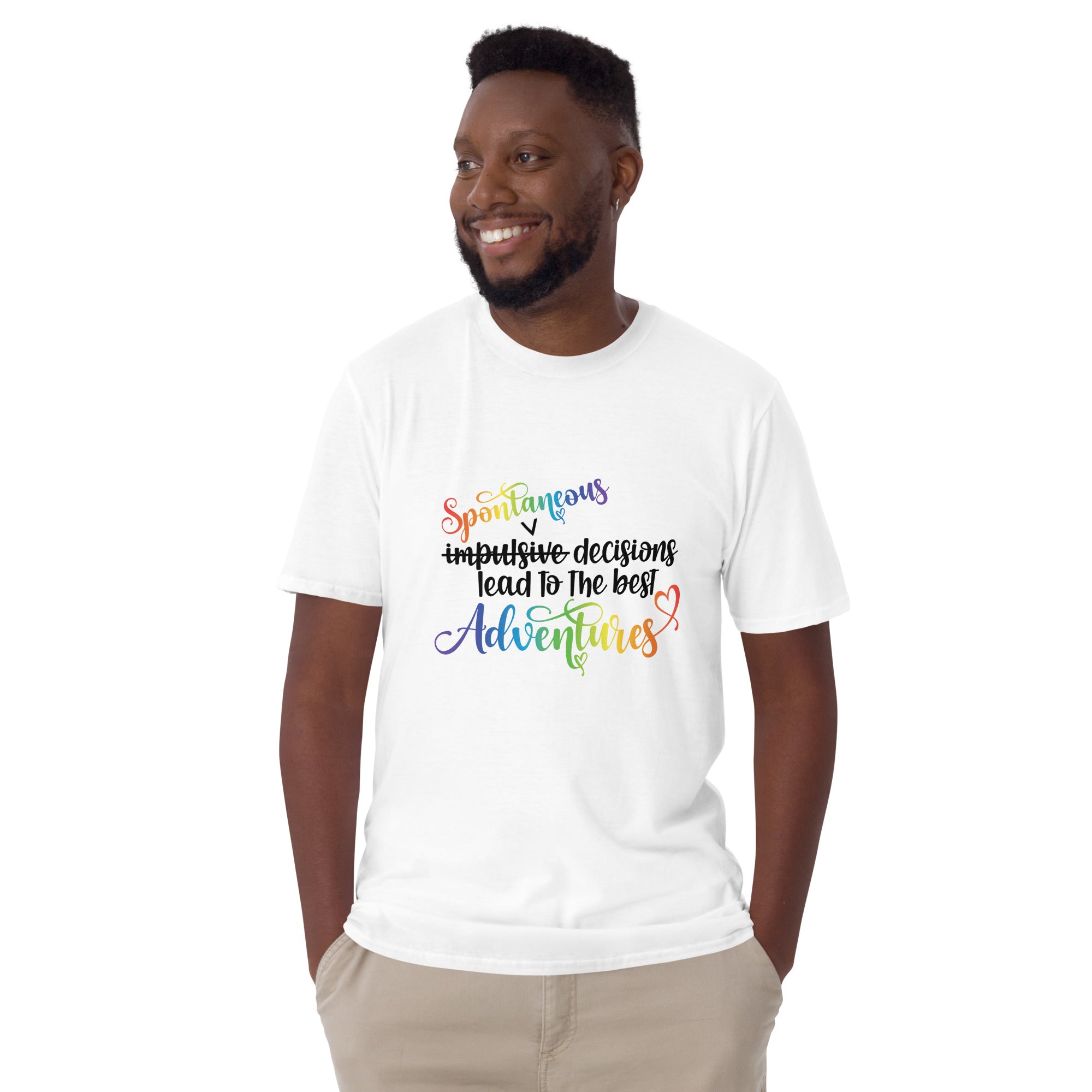 Short-Sleeve Unisex T-Shirt- ADHD- Spontaneous Adventures