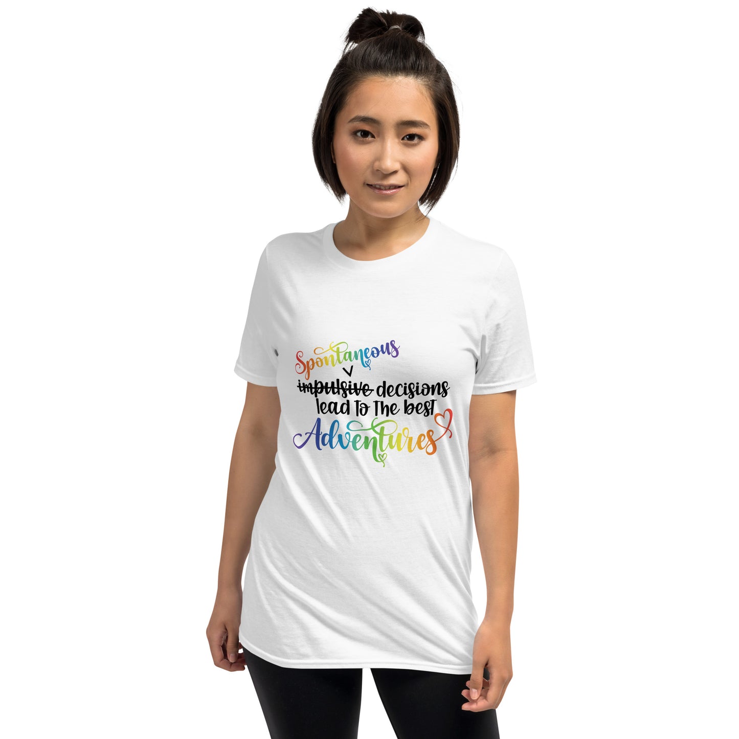 Short-Sleeve Unisex T-Shirt- ADHD- Spontaneous Adventures