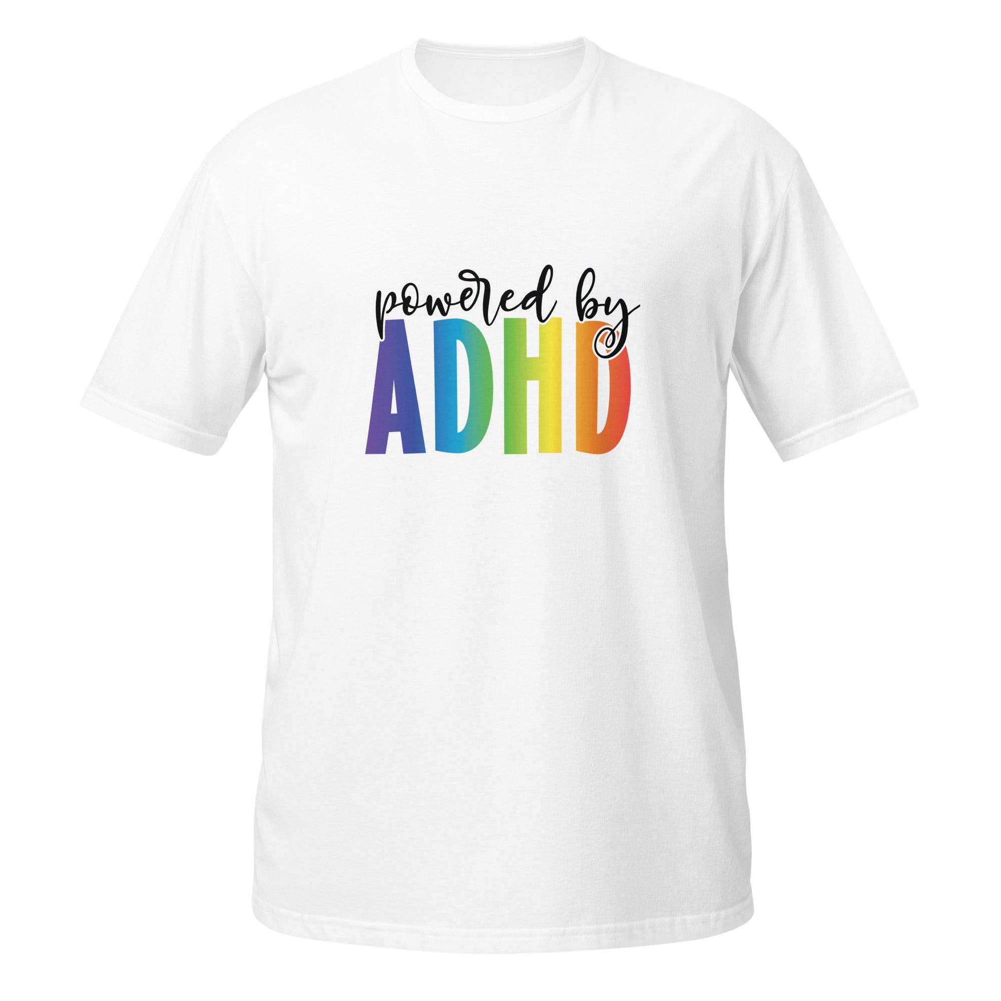 Short-Sleeve Unisex T-Shirt- ADHD- Powered By ADHD