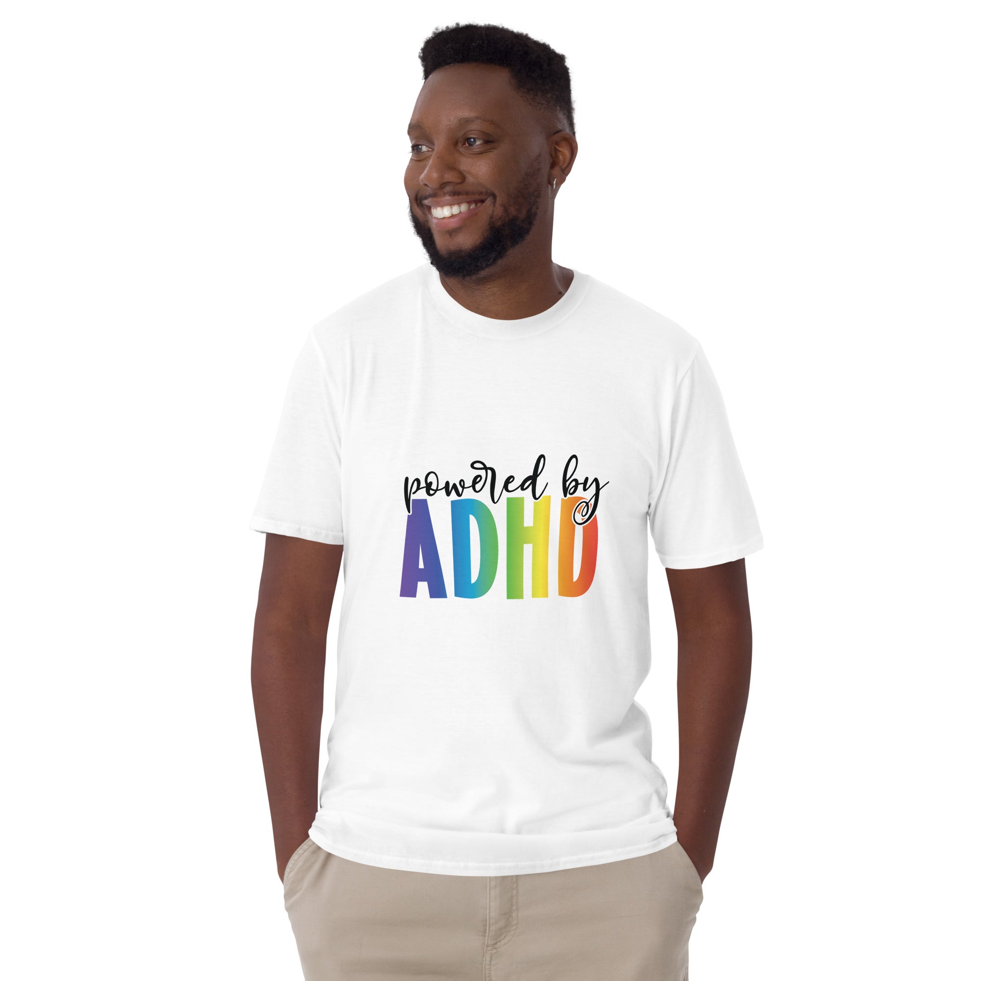 Short-Sleeve Unisex T-Shirt- ADHD- Powered By ADHD