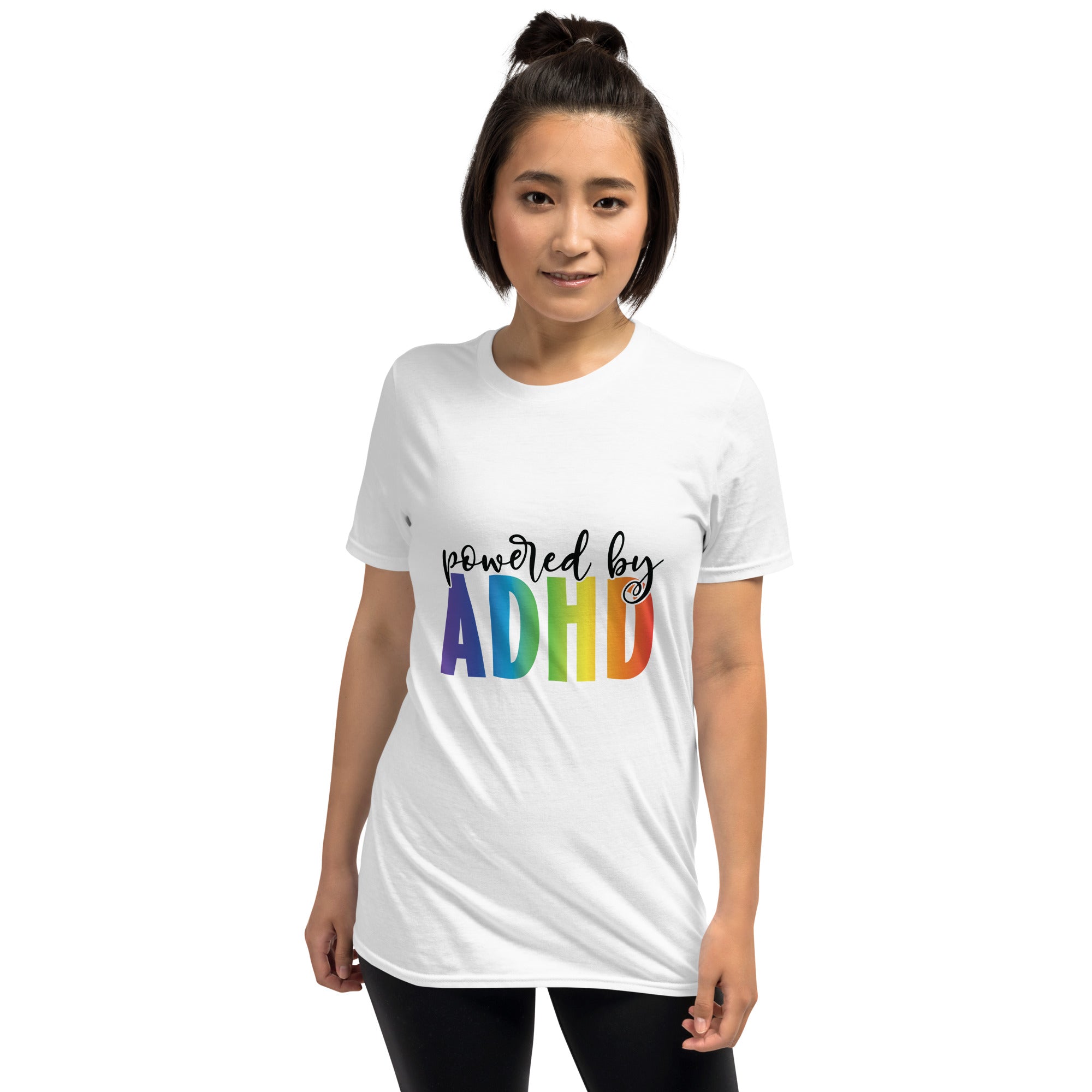 Short-Sleeve Unisex T-Shirt- ADHD- Powered By ADHD