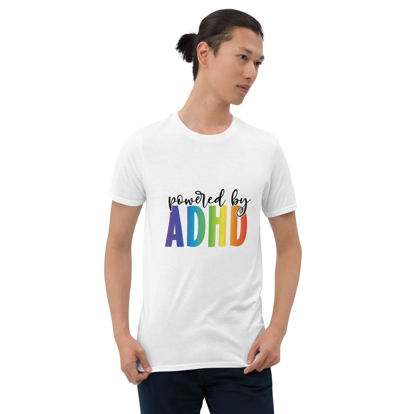 Short-Sleeve Unisex T-Shirt- ADHD- Powered By ADHD