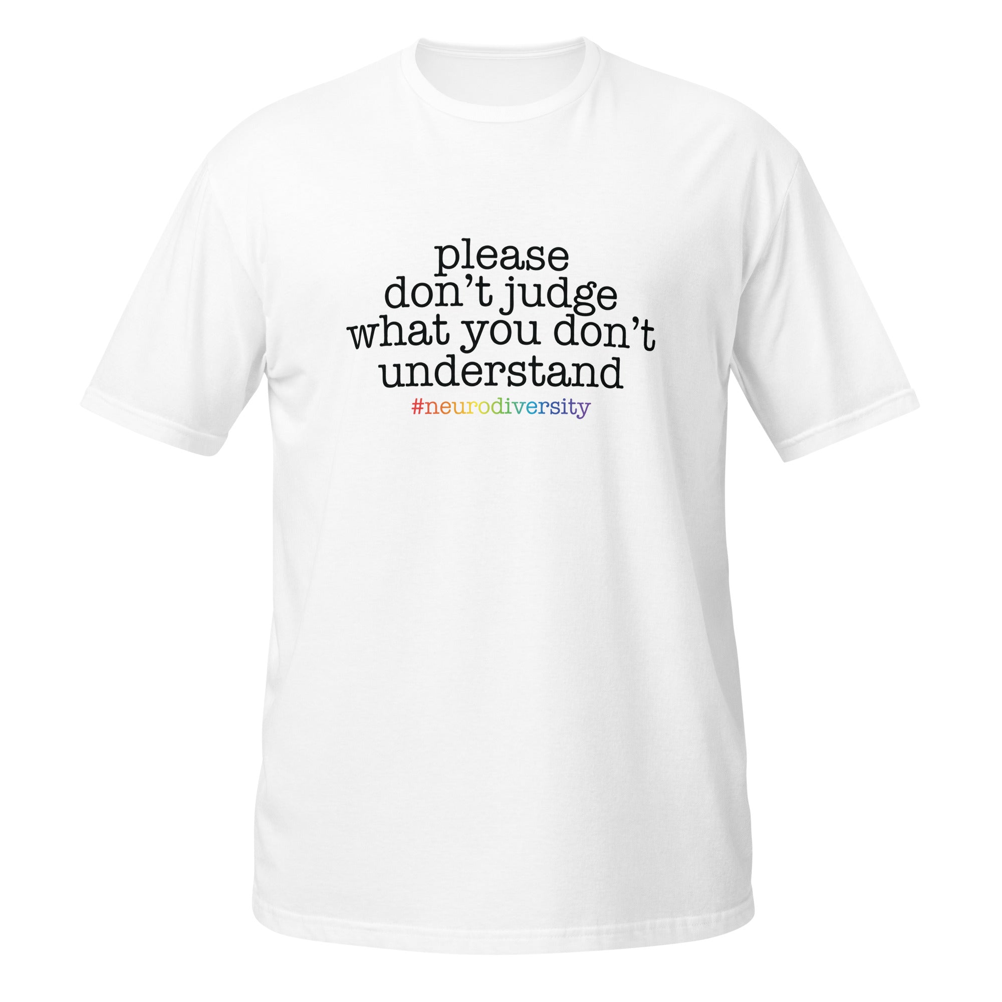 Short-Sleeve Unisex T-Shirt- ADHD- Please Dont Judge