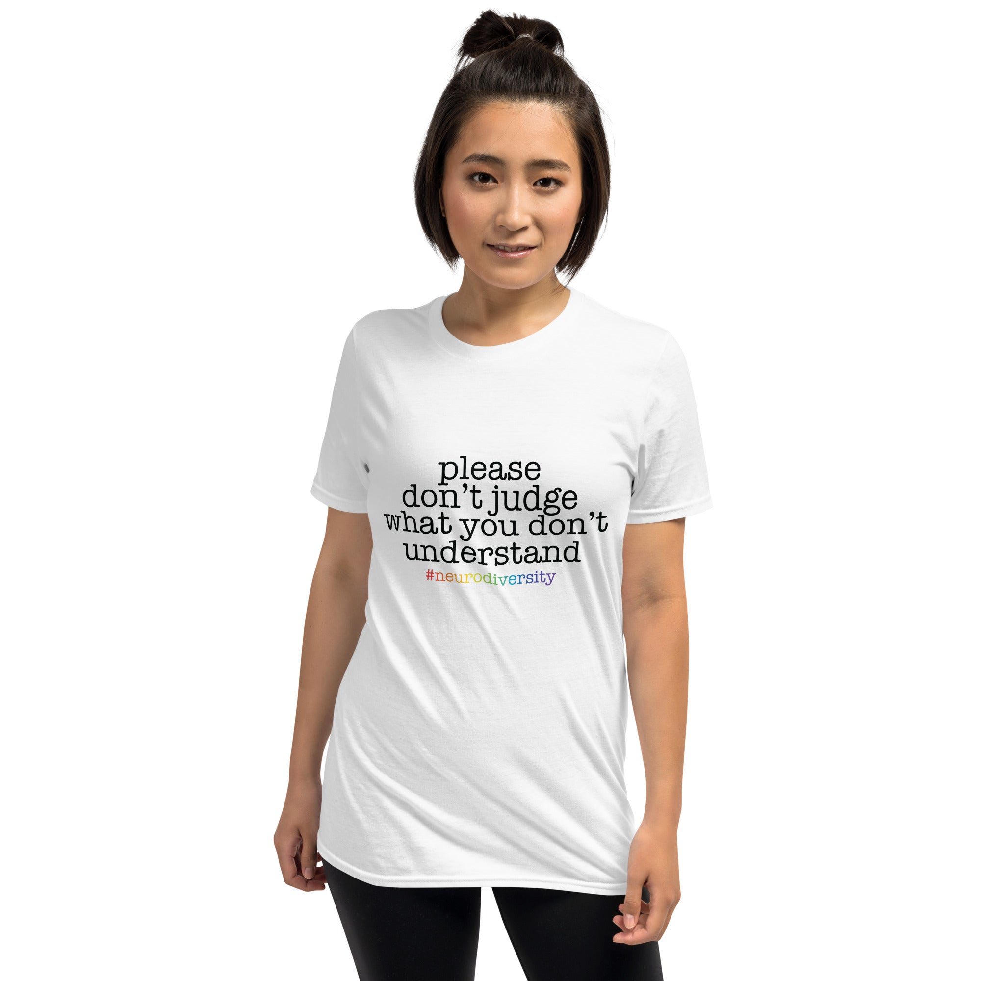 Short-Sleeve Unisex T-Shirt- ADHD- Please Dont Judge