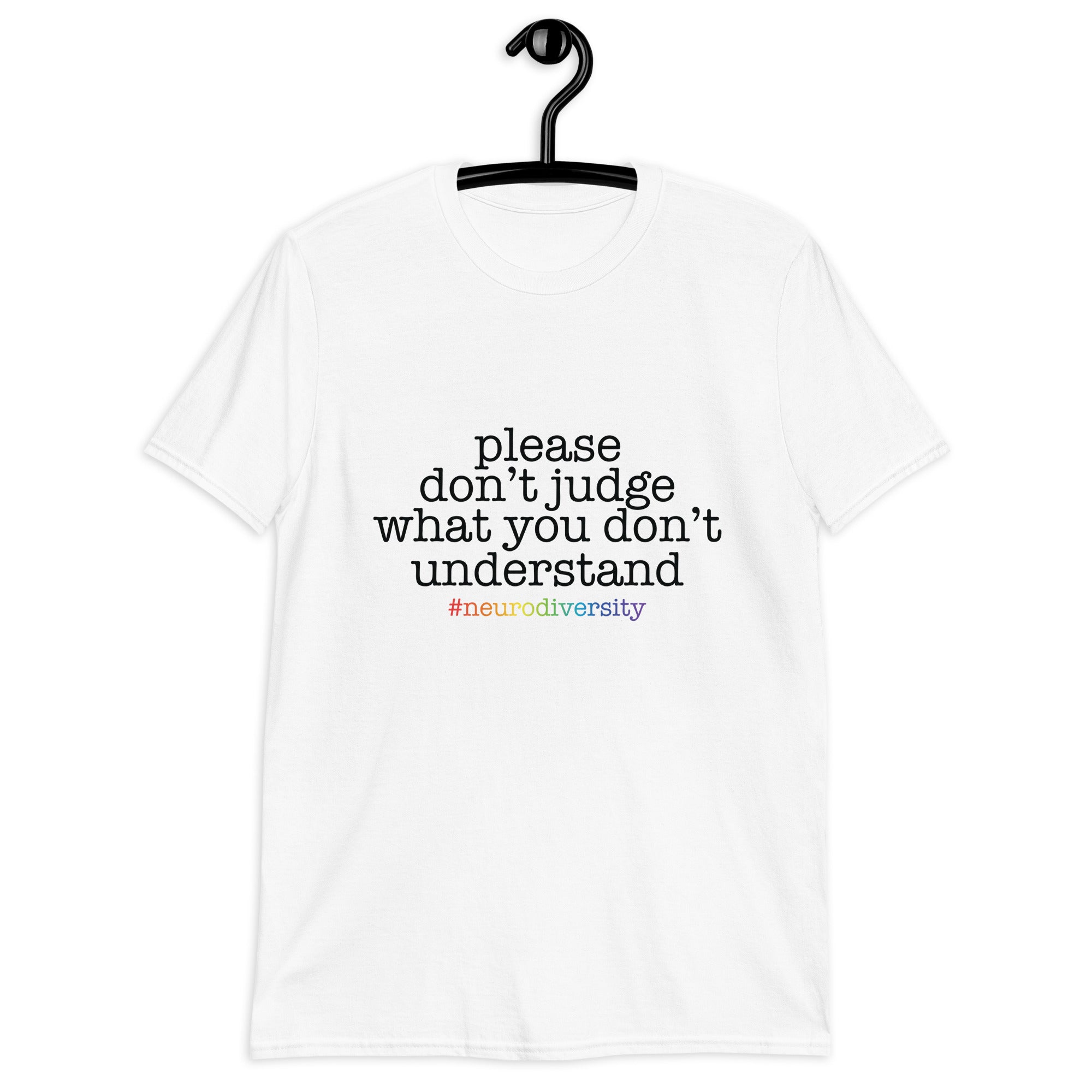 Short-Sleeve Unisex T-Shirt- ADHD- Please Dont Judge