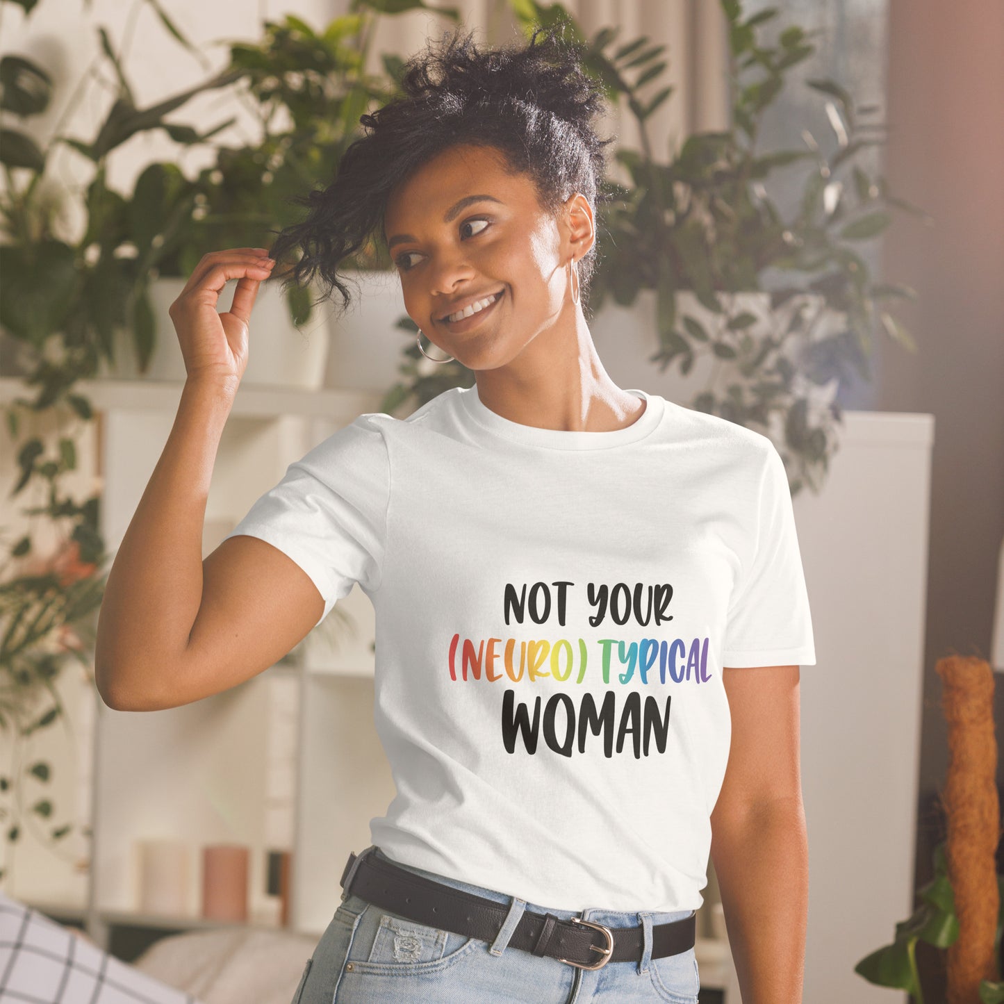 Short-Sleeve Unisex T-Shirt- ADHD- Neurotypical Woman
