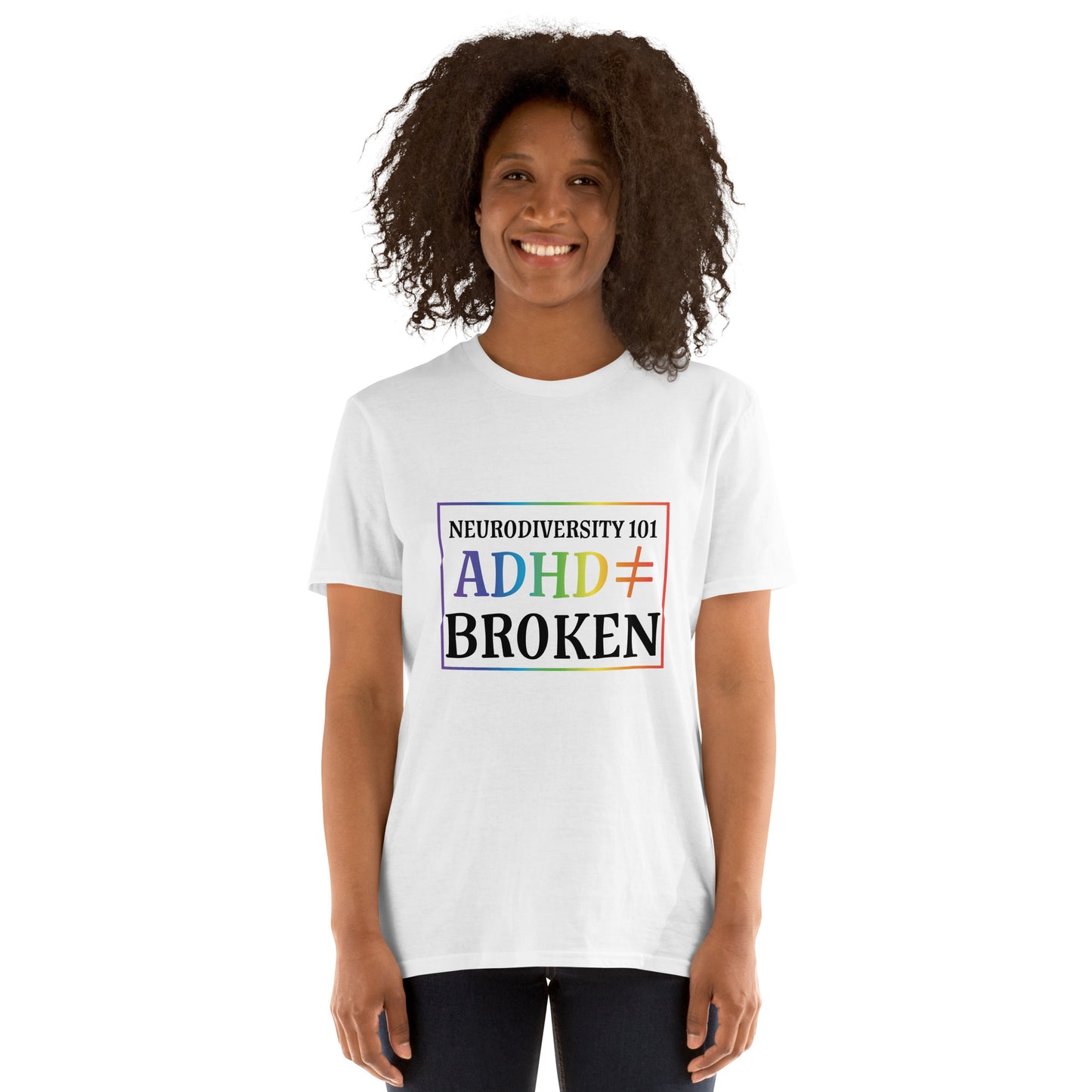 Short-Sleeve Unisex T-Shirt- ADHD- Neurodiversity 101