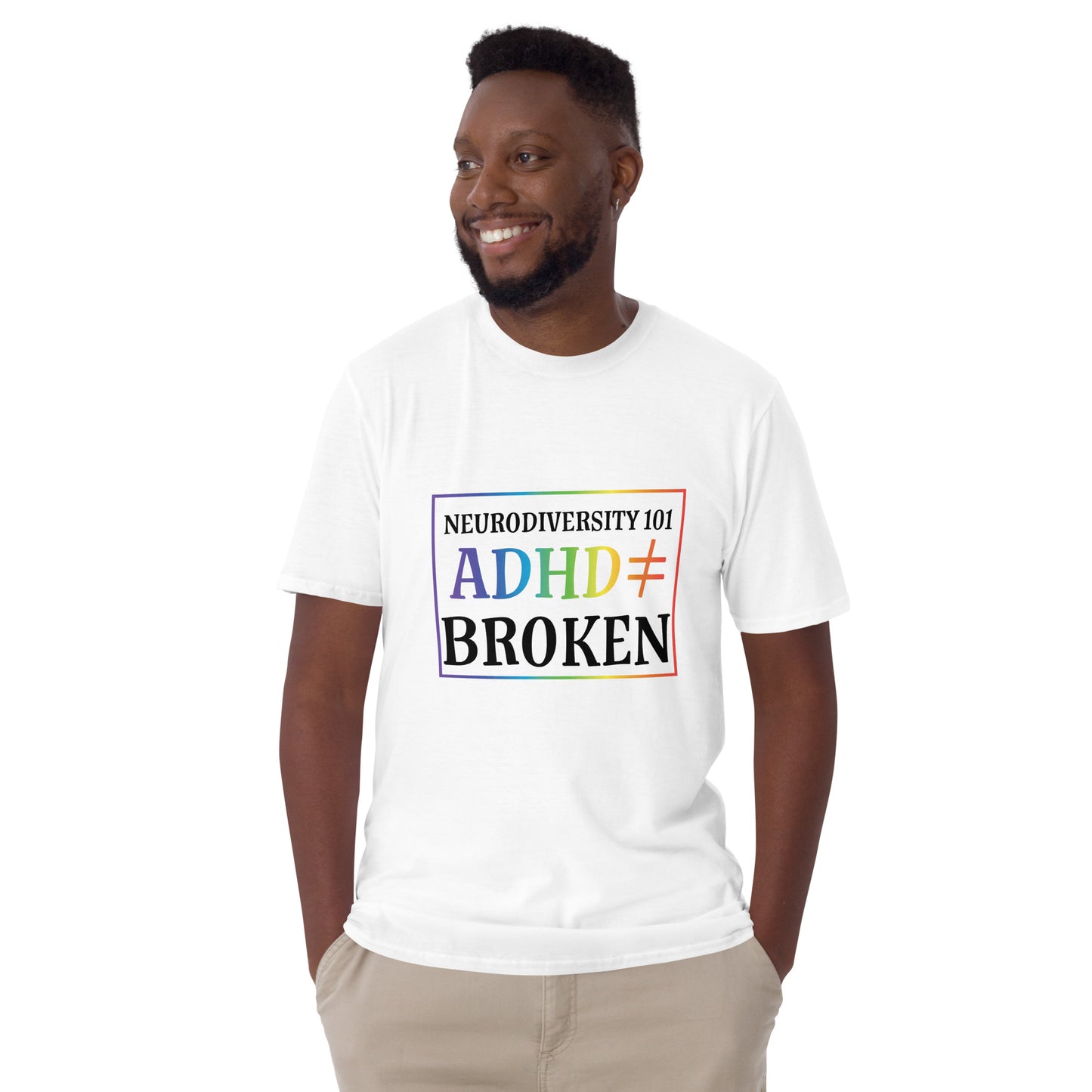 Short-Sleeve Unisex T-Shirt- ADHD- Neurodiversity 101