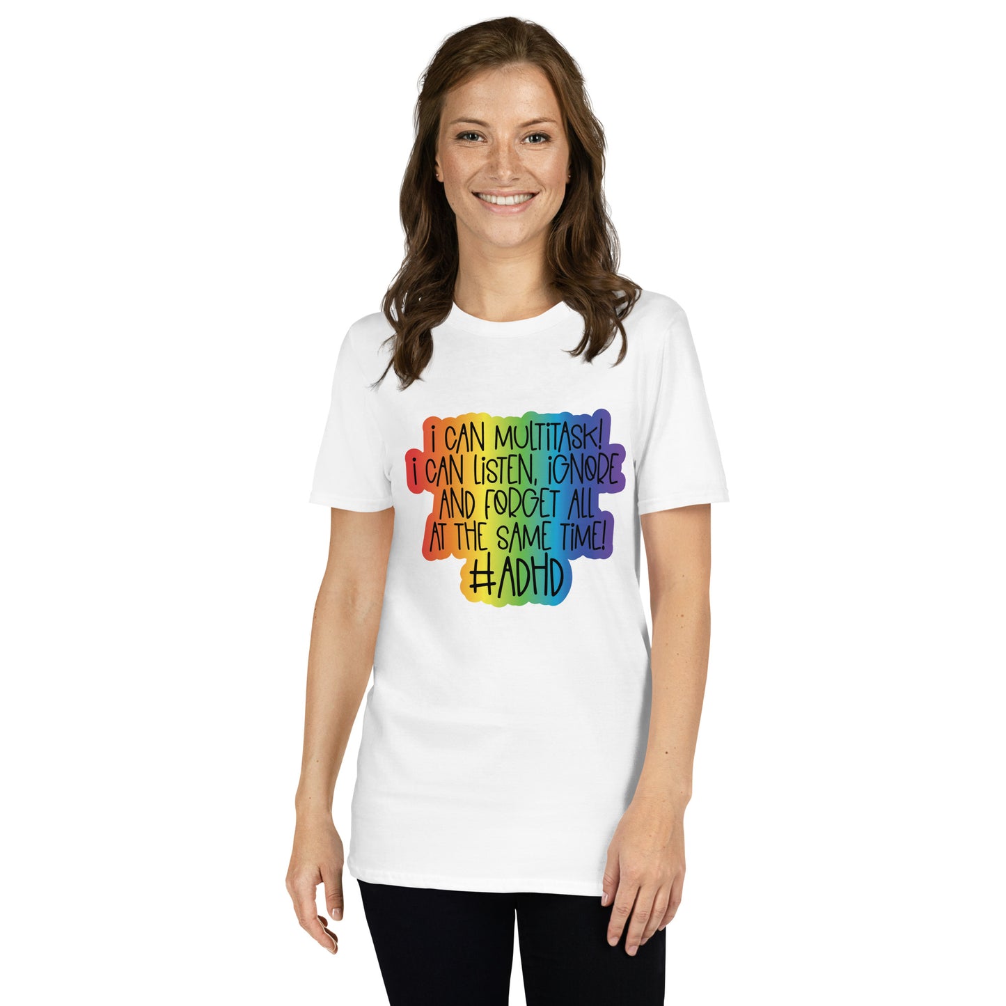 Short-Sleeve Unisex T-Shirt- ADHD- Multitask ADHD