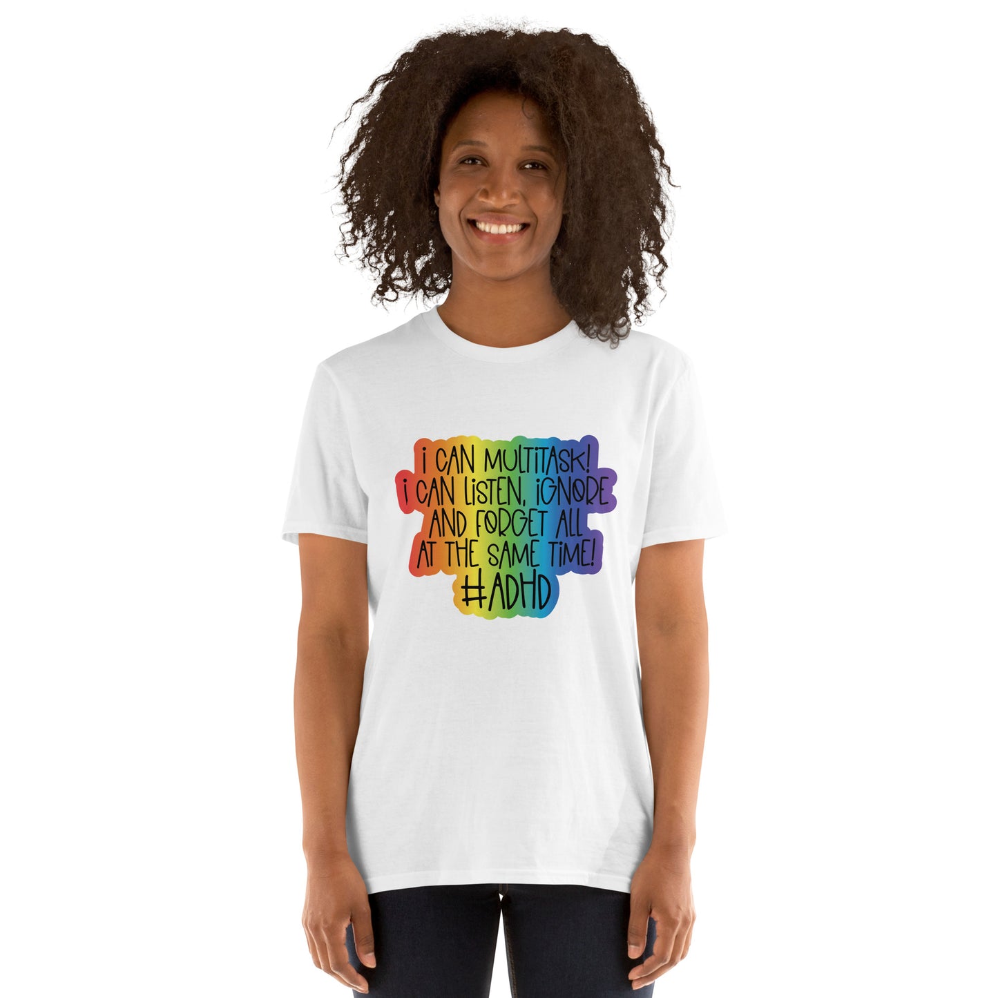 Short-Sleeve Unisex T-Shirt- ADHD- Multitask ADHD