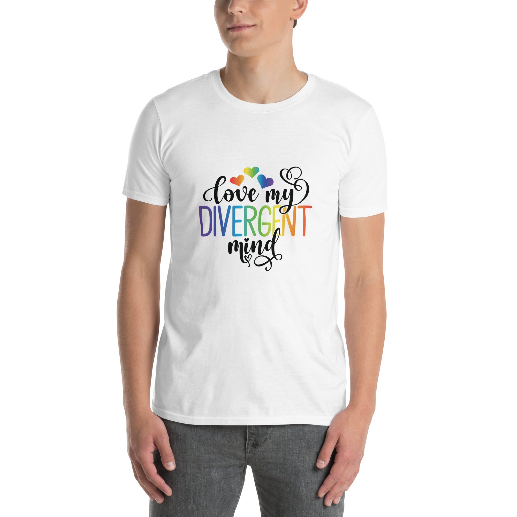 Short-Sleeve Unisex T-Shirt- ADHD- Love My Divergent Mind