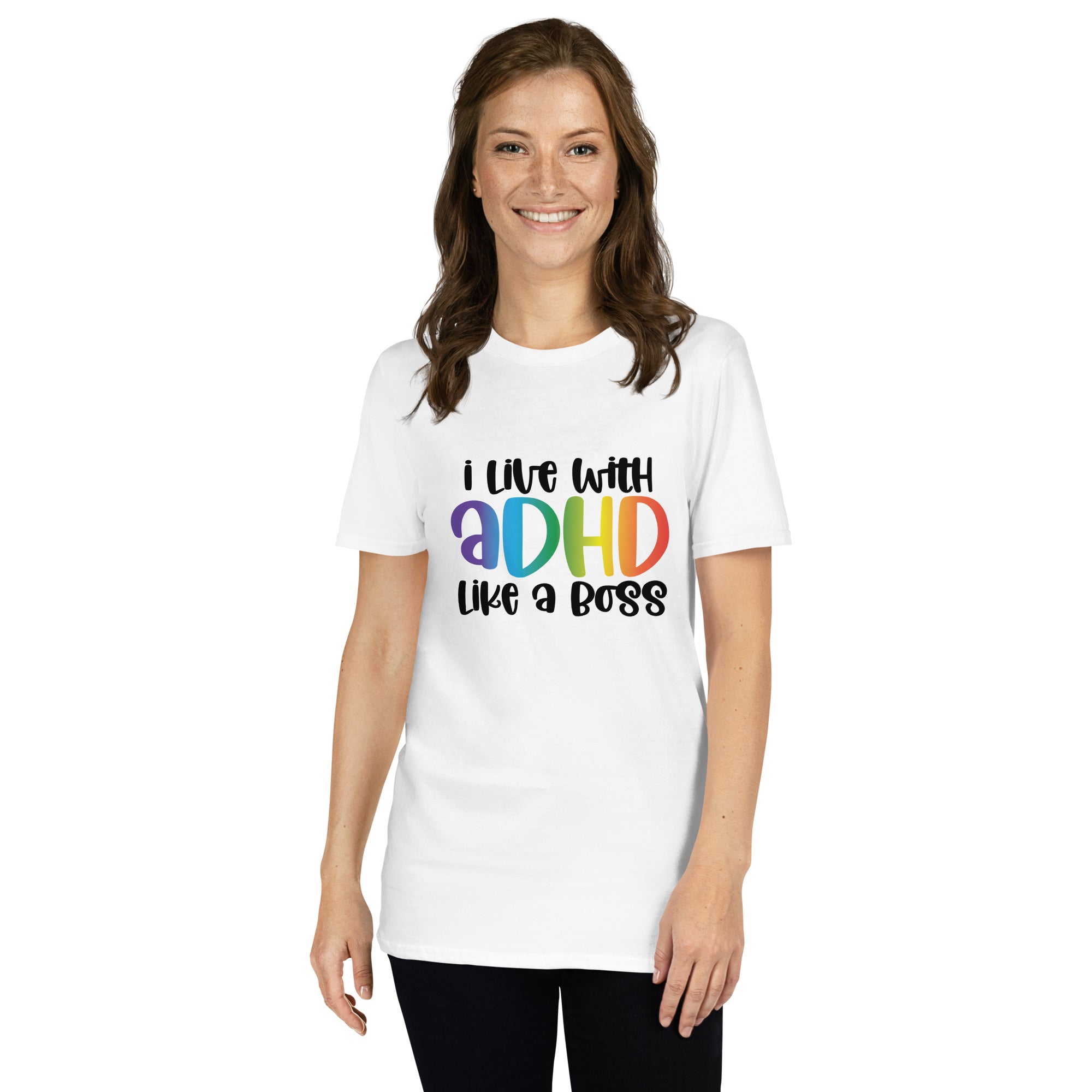 Short-Sleeve Unisex T-Shirt- ADHD- Like A Boss