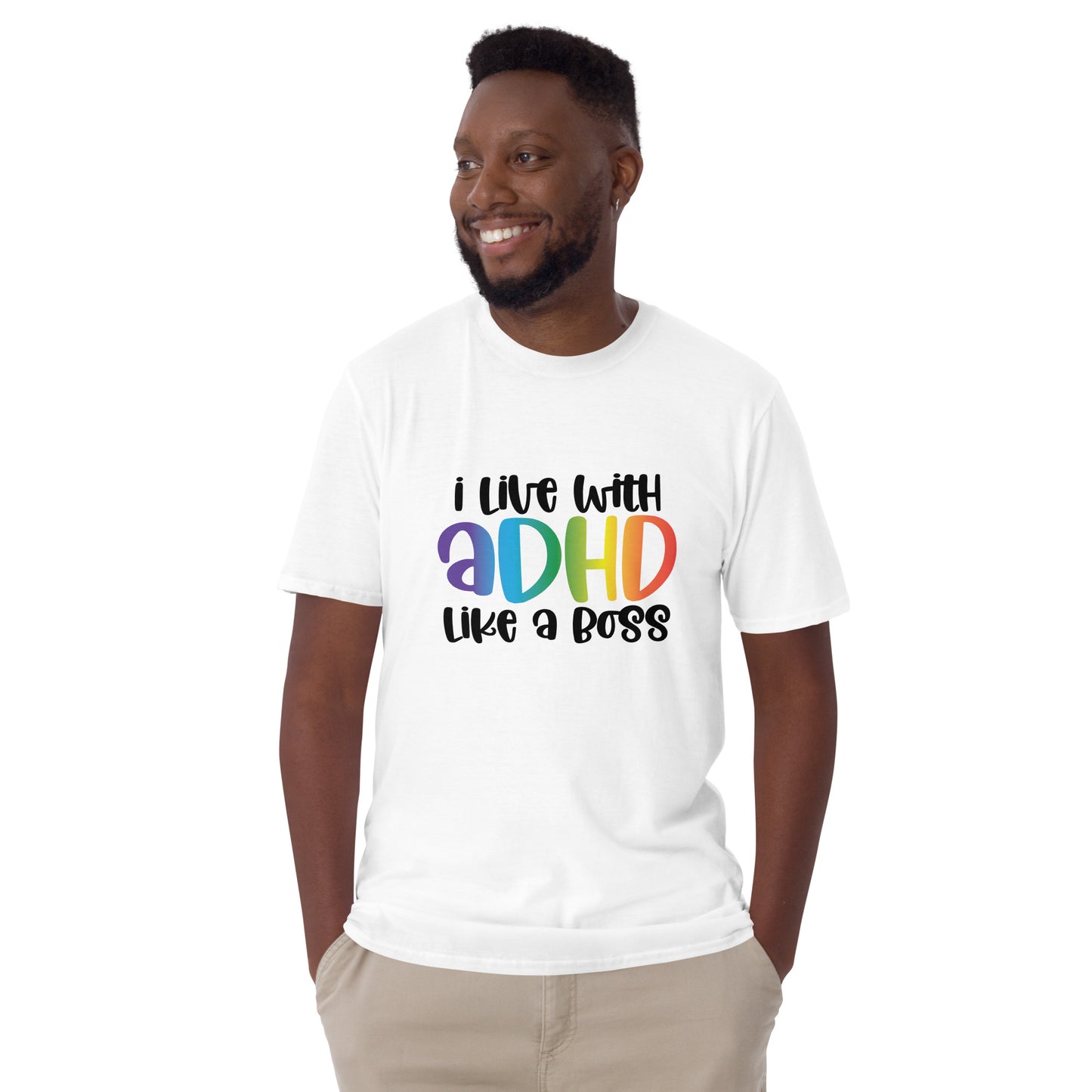 Short-Sleeve Unisex T-Shirt- ADHD- Like A Boss