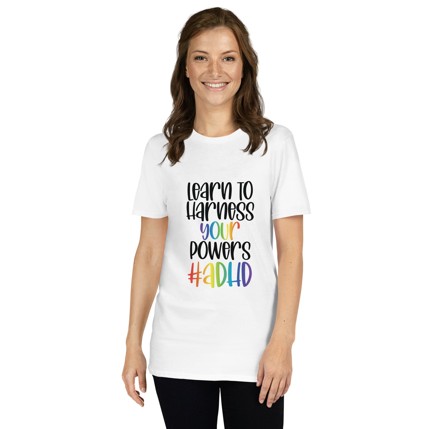 Short-Sleeve Unisex T-Shirt- ADHD- Learn To Harness the Power