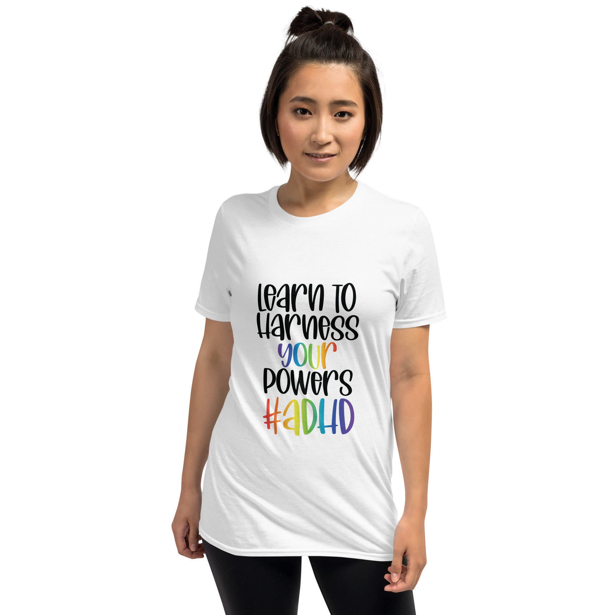 Short-Sleeve Unisex T-Shirt- ADHD- Learn To Harness the Power