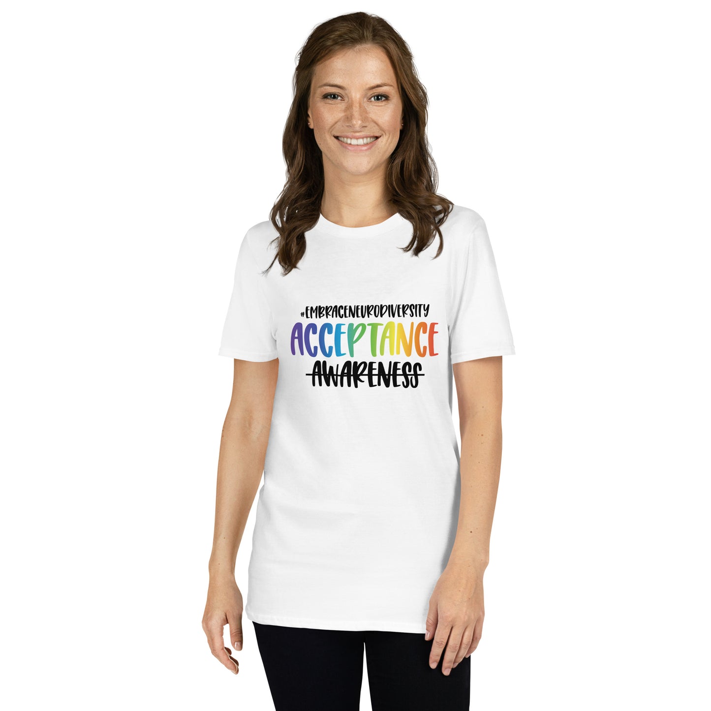 Short-Sleeve Unisex T-Shirt- ADHD- Embrace Neuro diversity