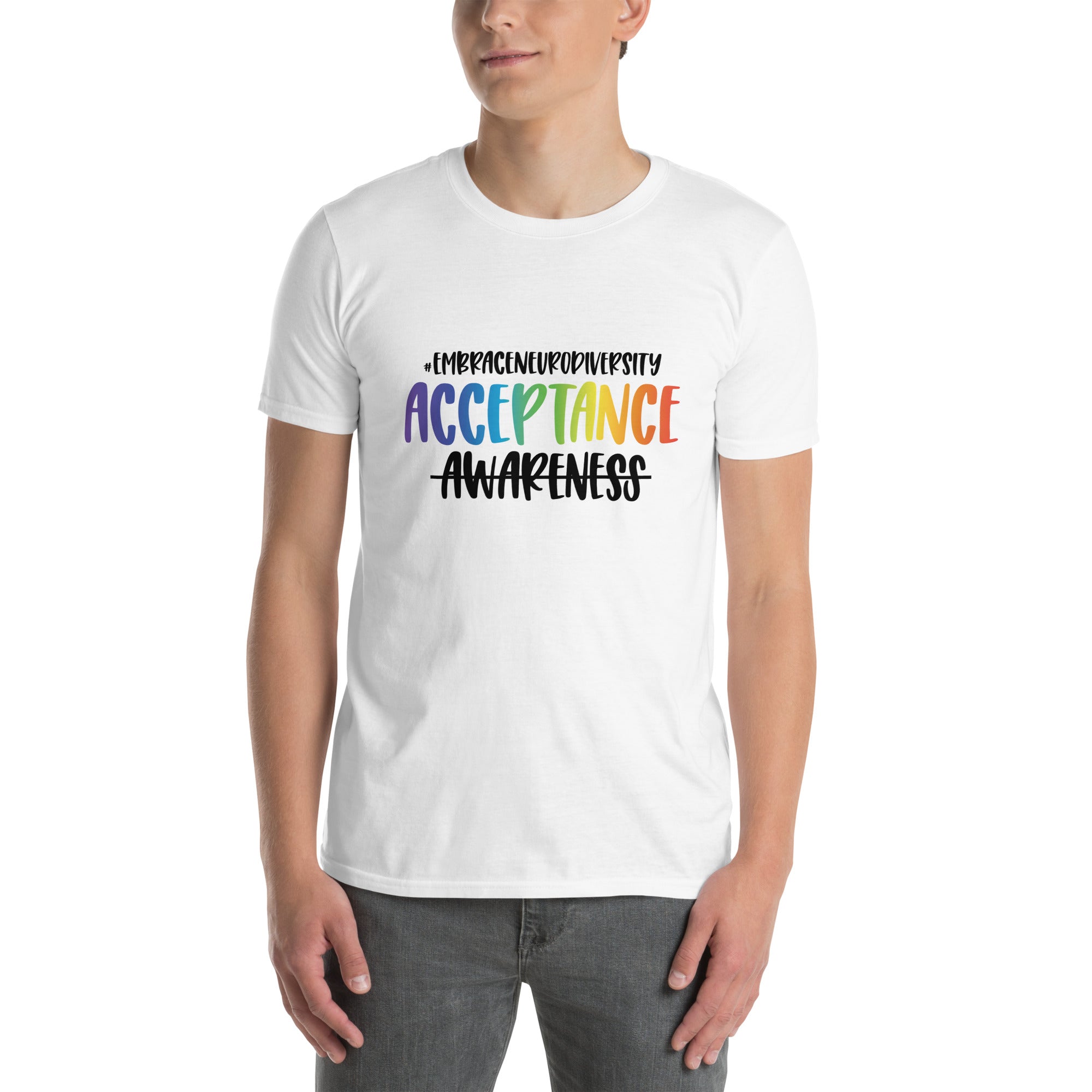 Short-Sleeve Unisex T-Shirt- ADHD- Embrace Neuro diversity