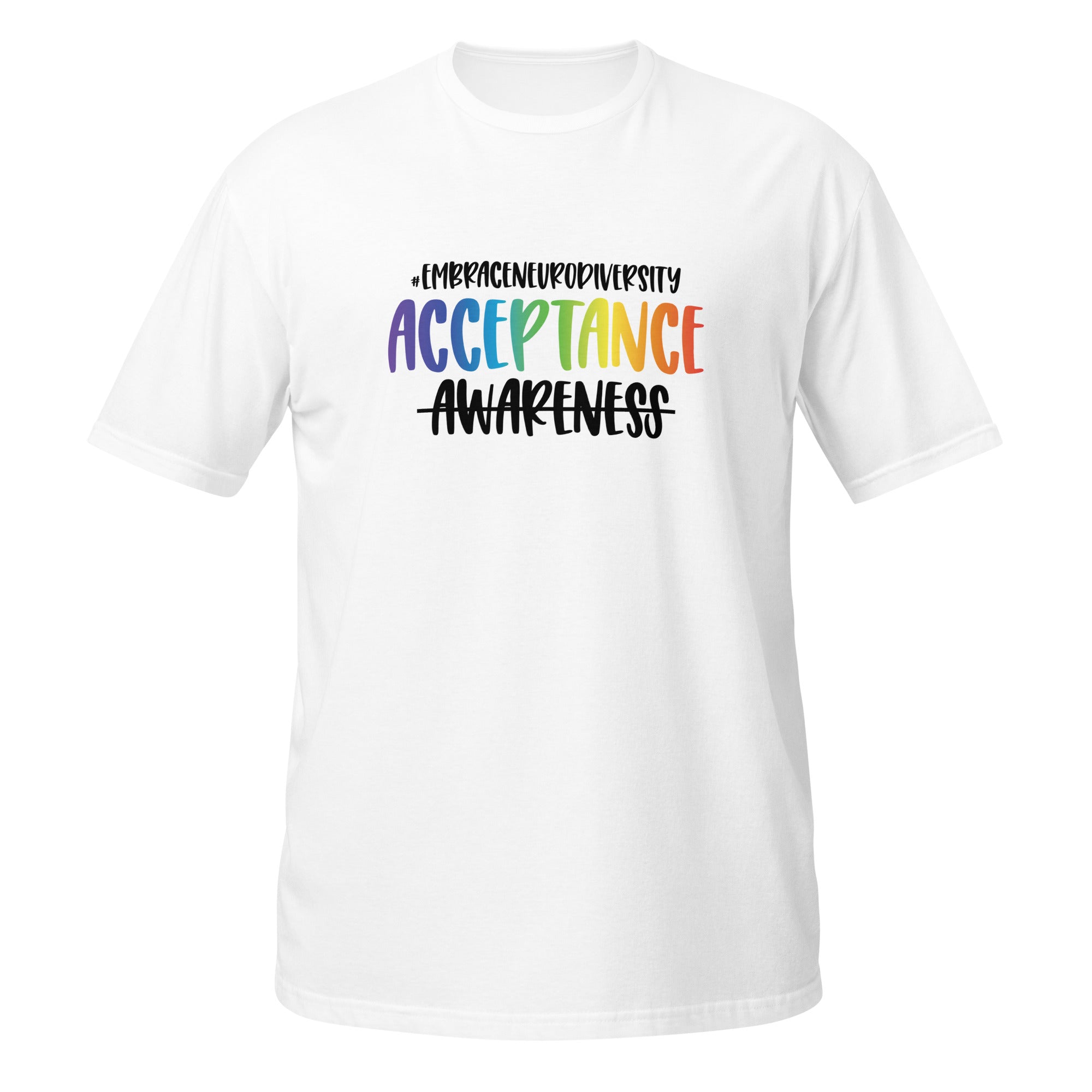 Short-Sleeve Unisex T-Shirt- ADHD- Embrace Neuro diversity