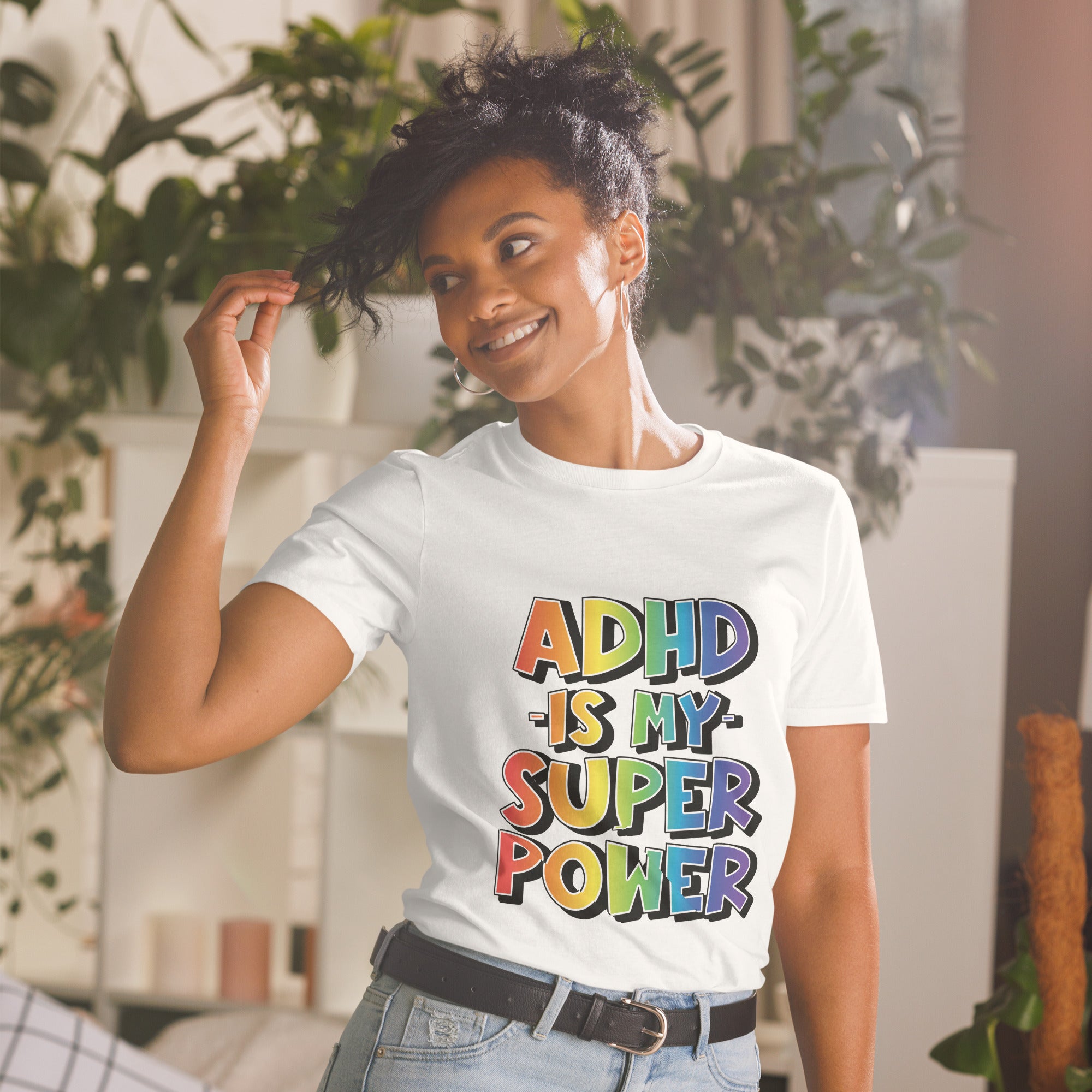 Short-Sleeve Unisex T-Shirt- ADHD- SuperPower