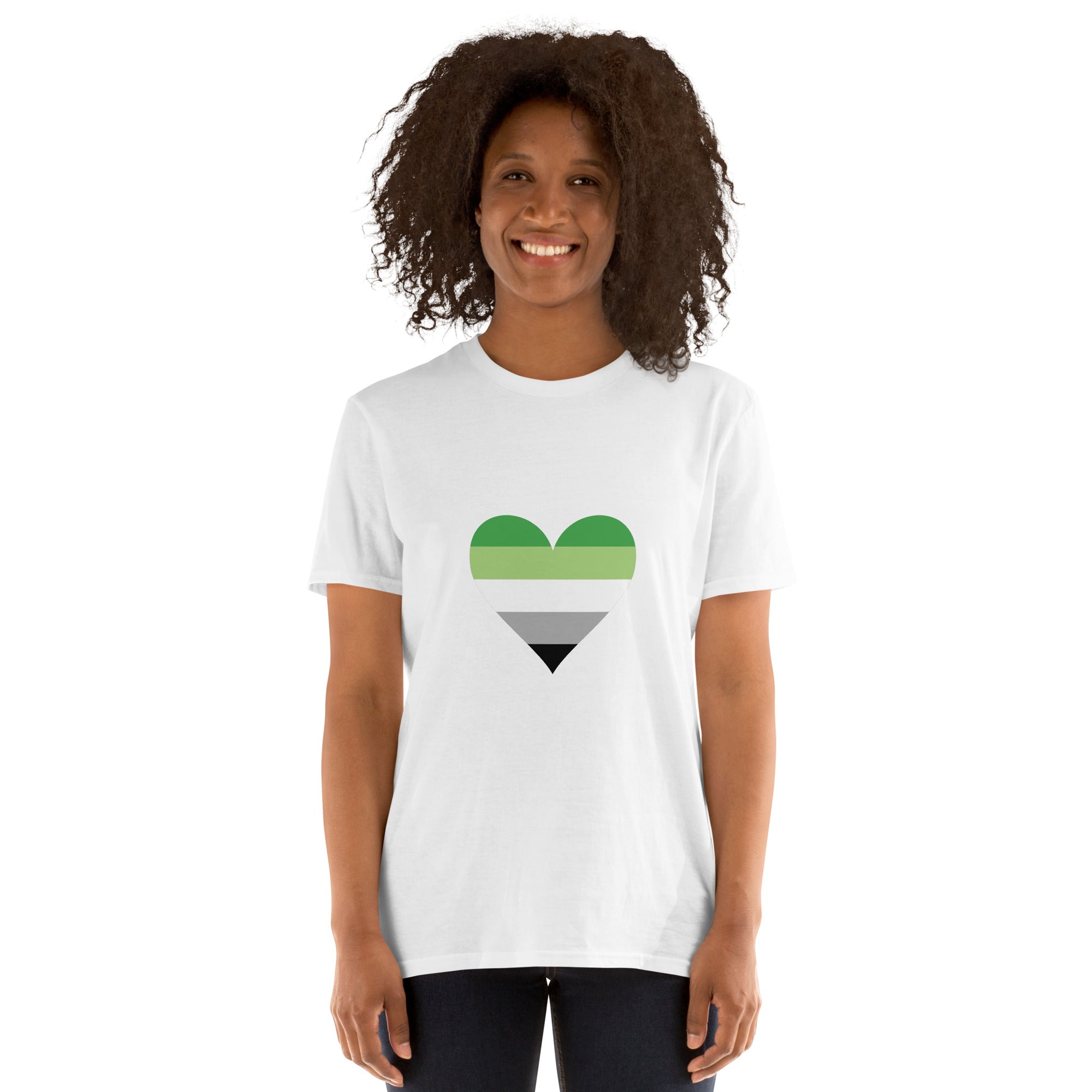 Short-Sleeve Unisex T-Shirt-Aromantic Heart