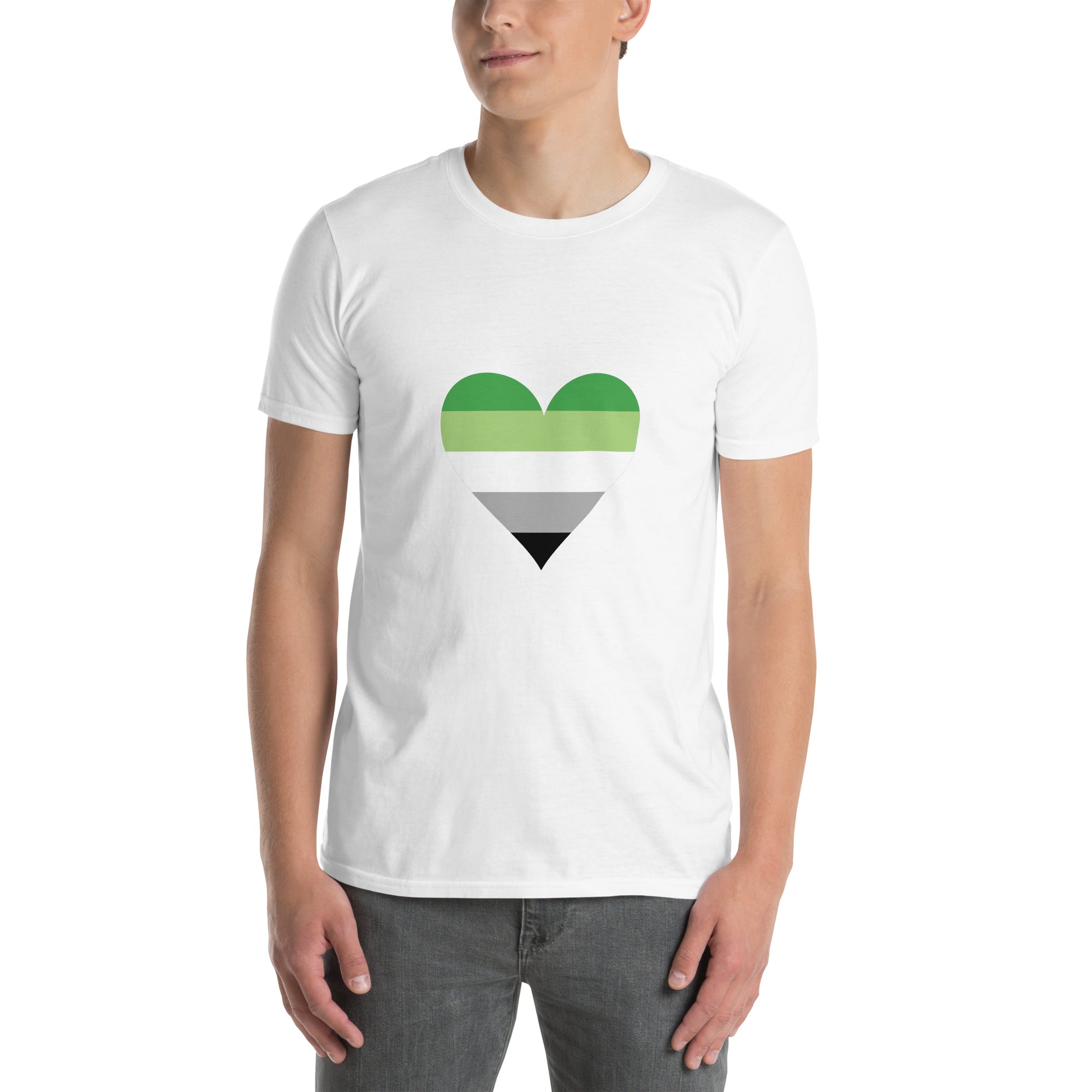 Short-Sleeve Unisex T-Shirt-Aromantic Heart