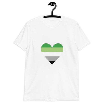 Short-Sleeve Unisex T-Shirt-Aromantic Heart
