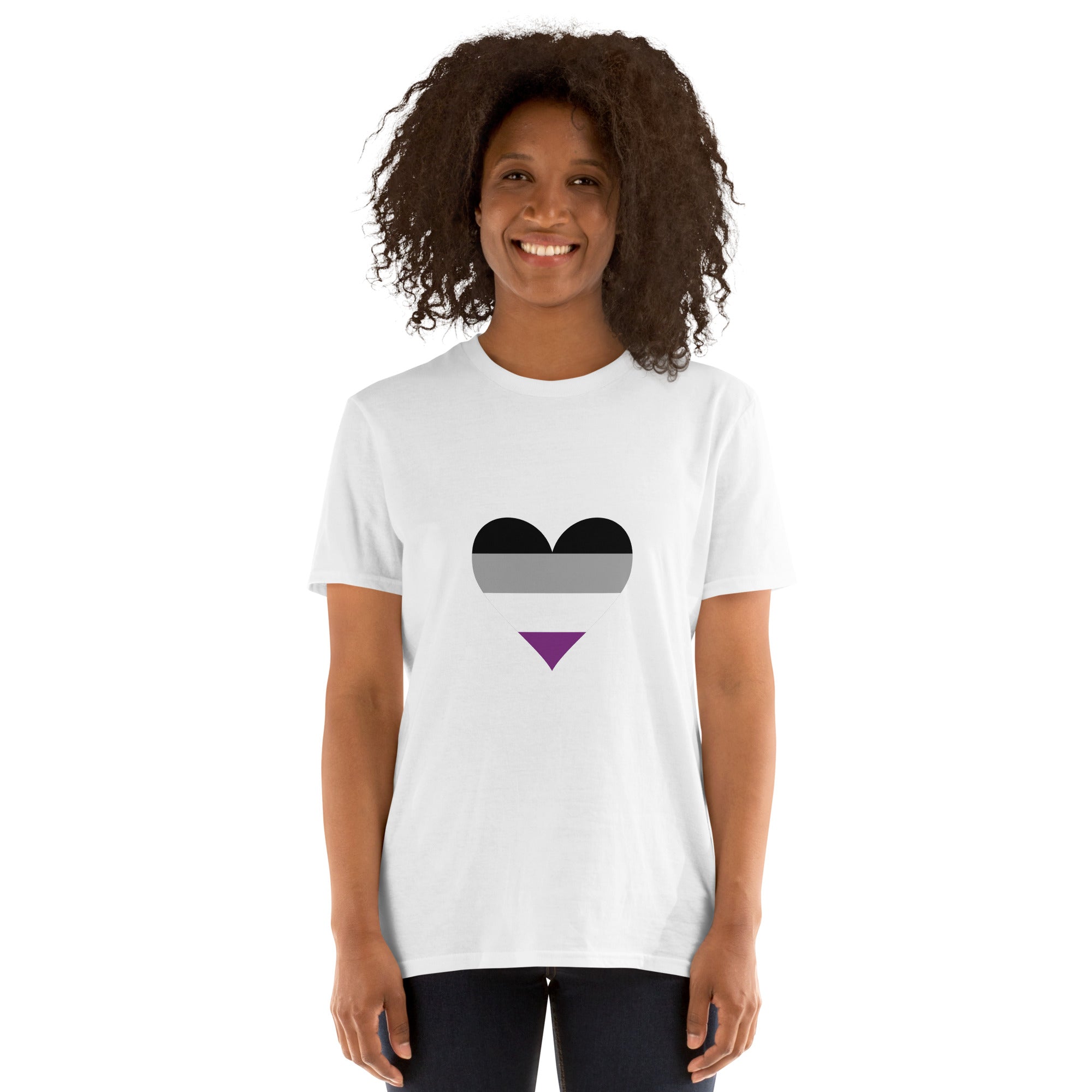 Short-Sleeve Unisex T-Shirt-Asexual Heart