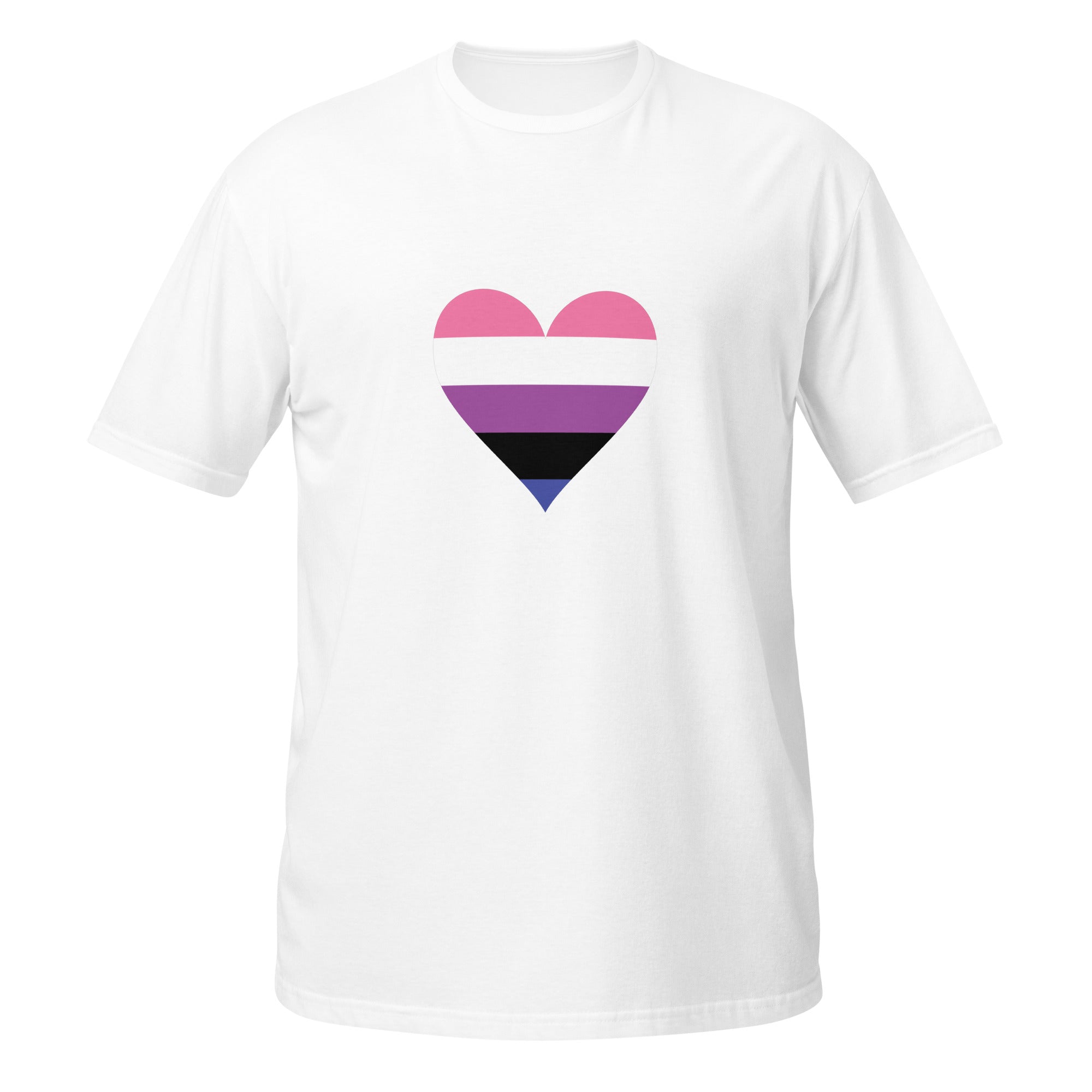 Short-Sleeve Unisex T-Shirt-Genderfluid Heart