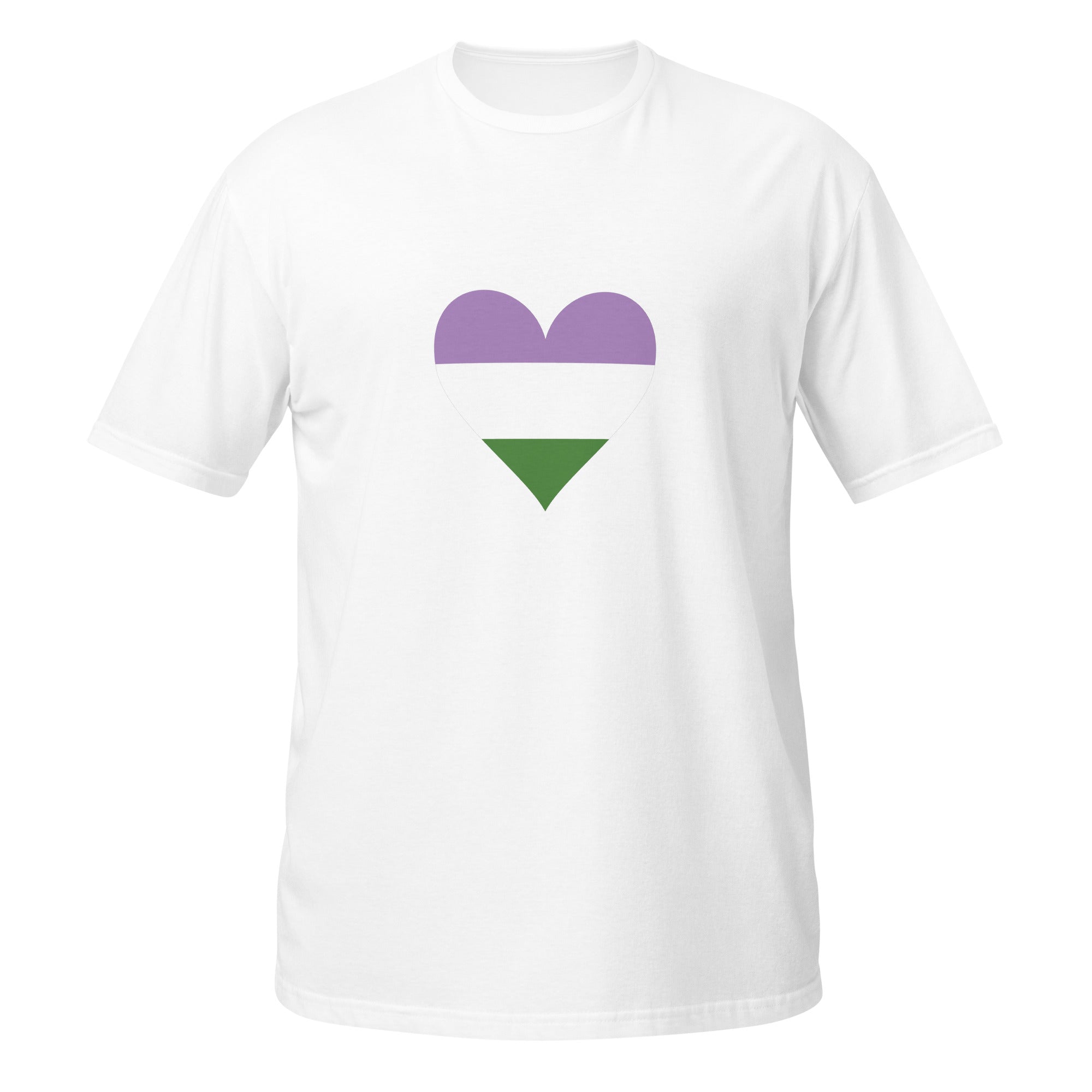 Short-Sleeve Unisex T-Shirt-Genderqueer Heart