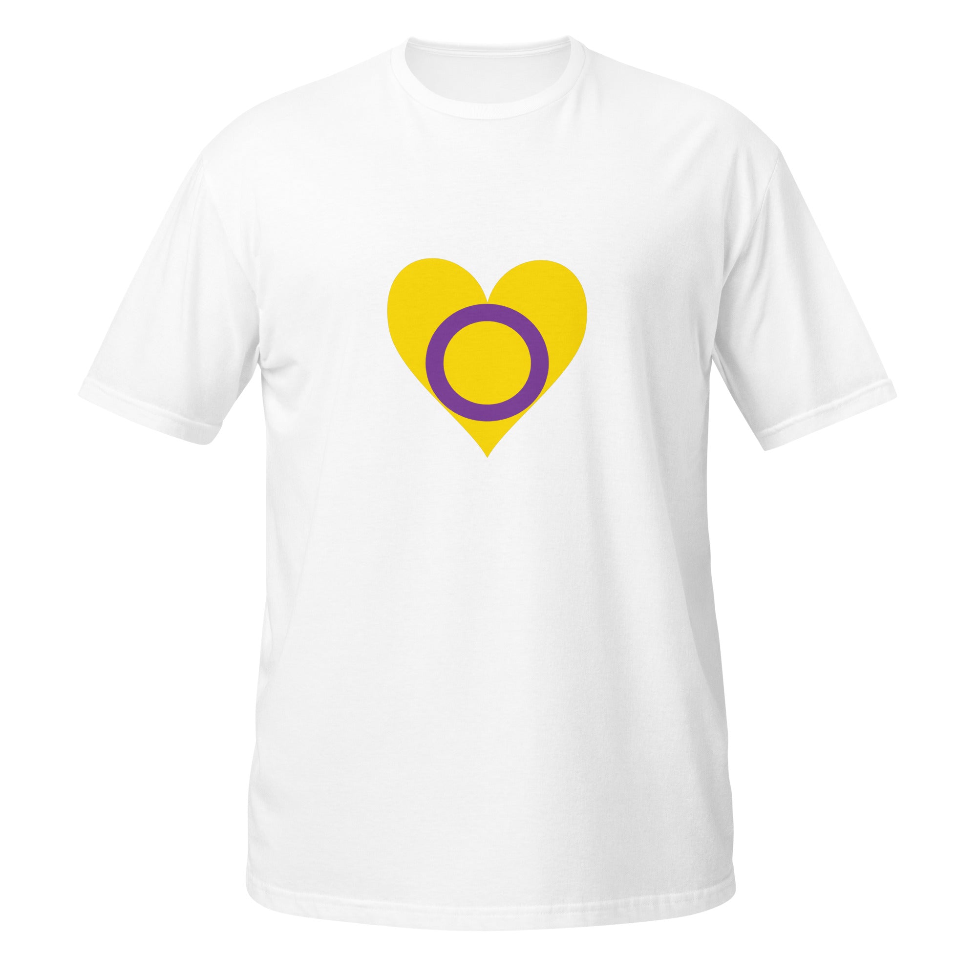 Short-Sleeve Unisex T-Shirt-Intersex Heart