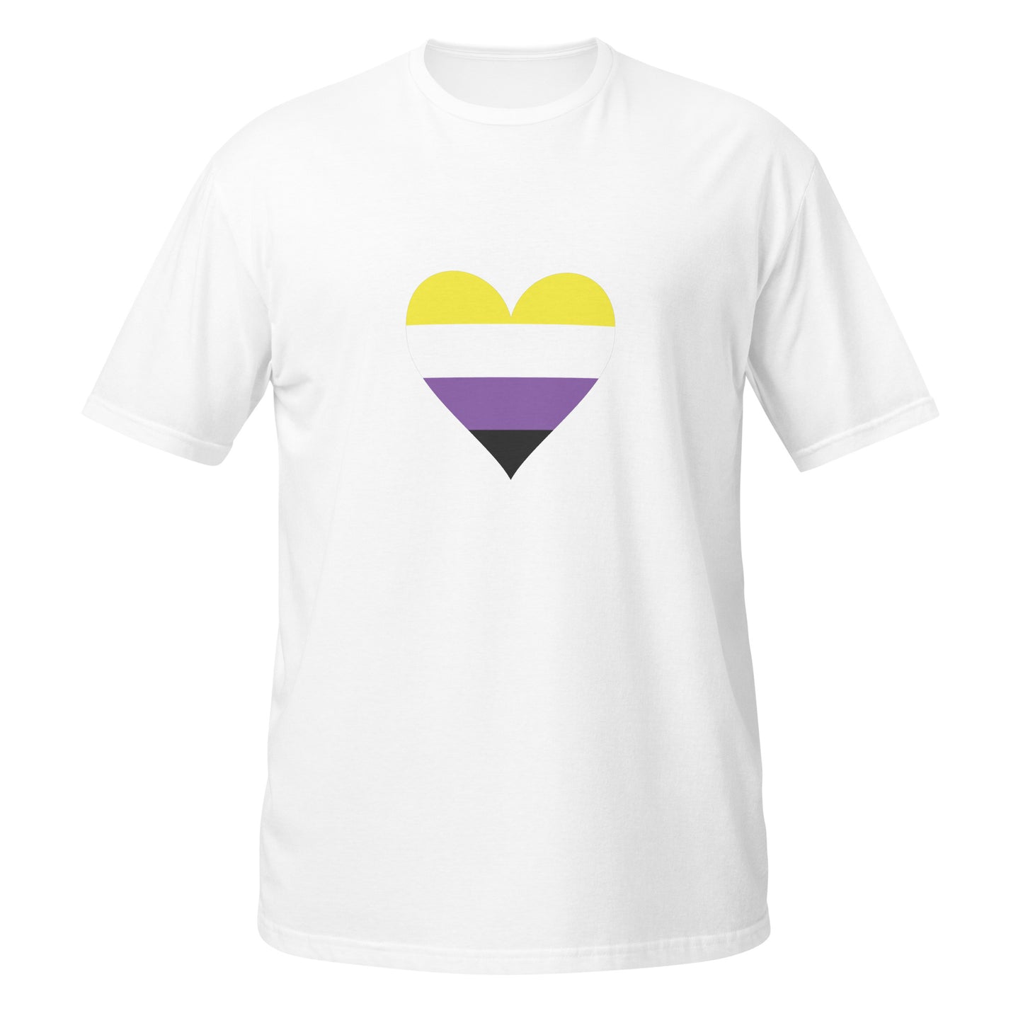 Short-Sleeve Unisex T-Shirt-Nonbinary Heart