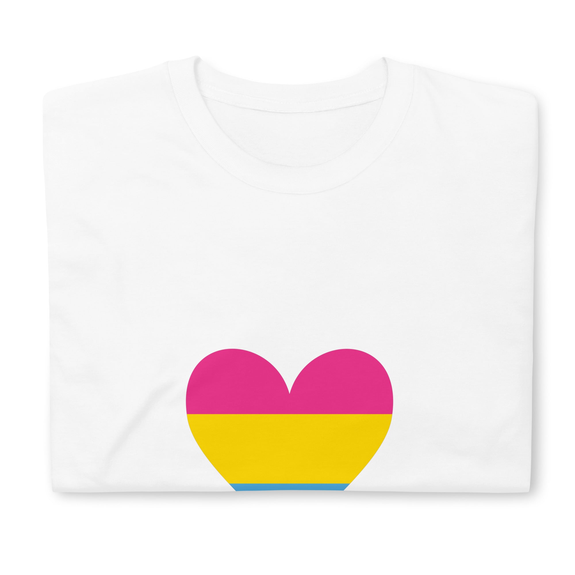 Short-Sleeve Unisex T-Shirt-Pansexual Heart