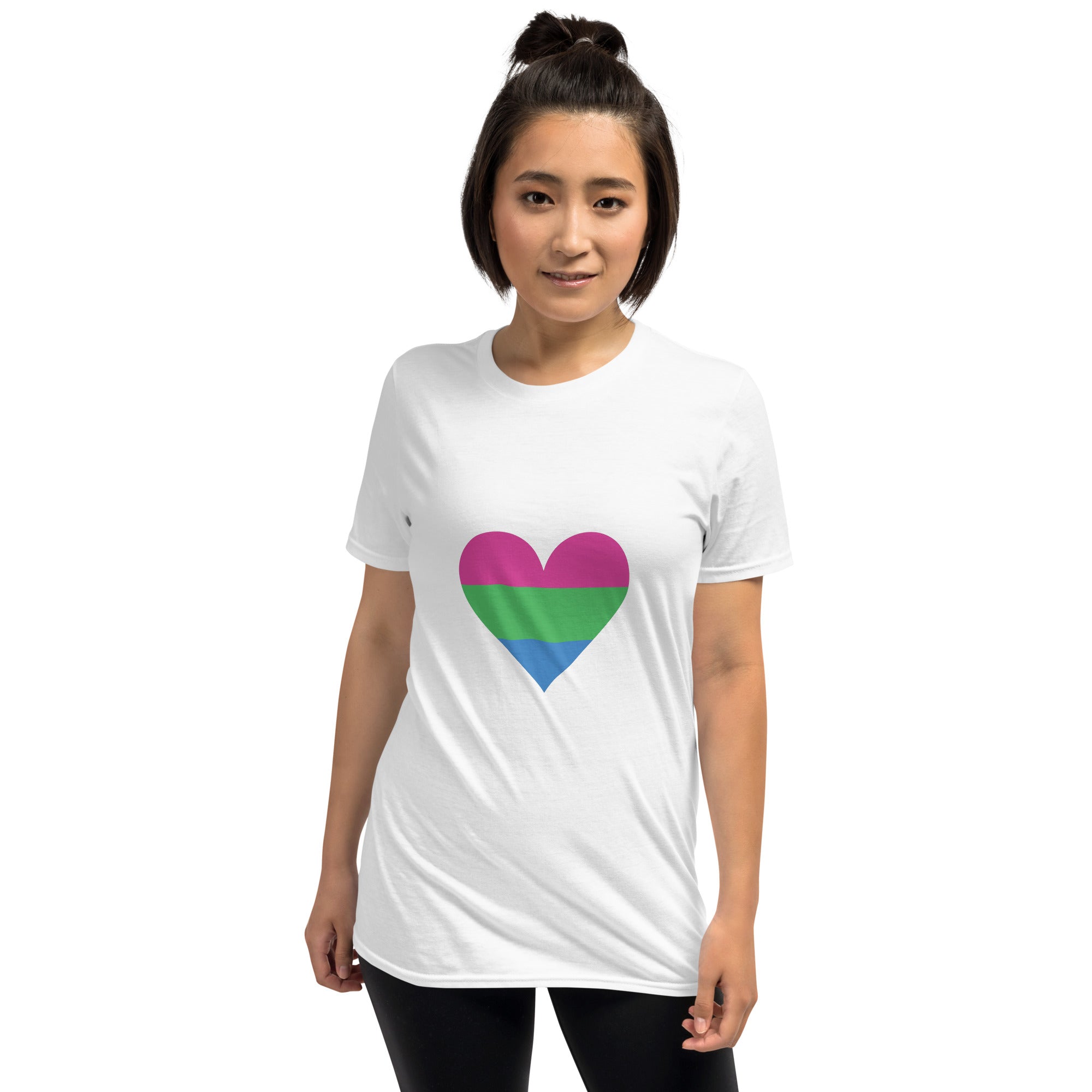 Short-Sleeve Unisex T-Shirt-Polysexual Heart