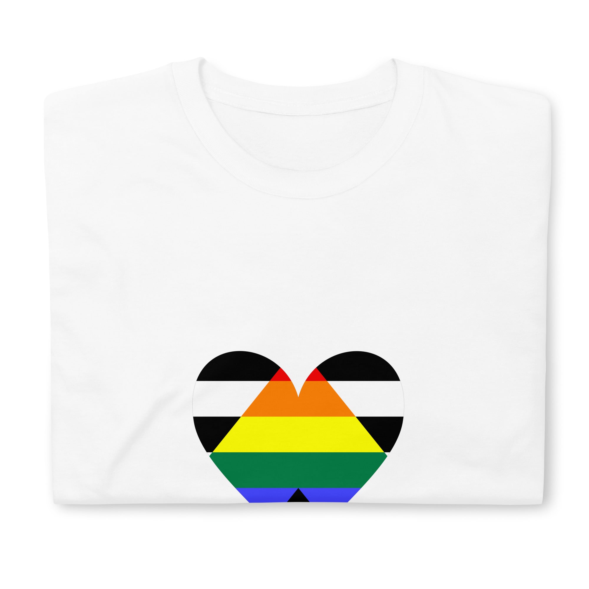 Short-Sleeve Unisex T-Shirt-Straight Ally Heart