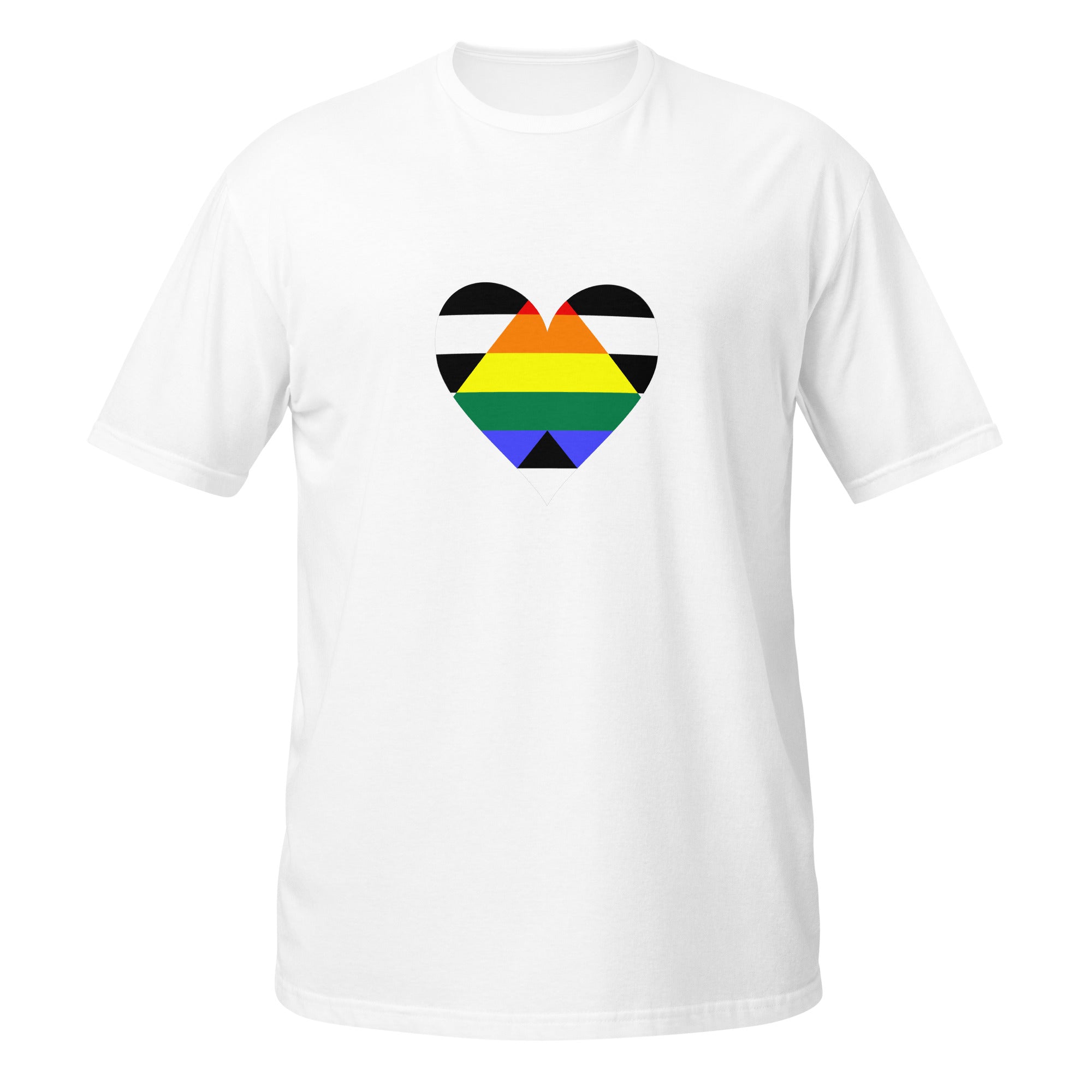 Short-Sleeve Unisex T-Shirt-Straight Ally Heart