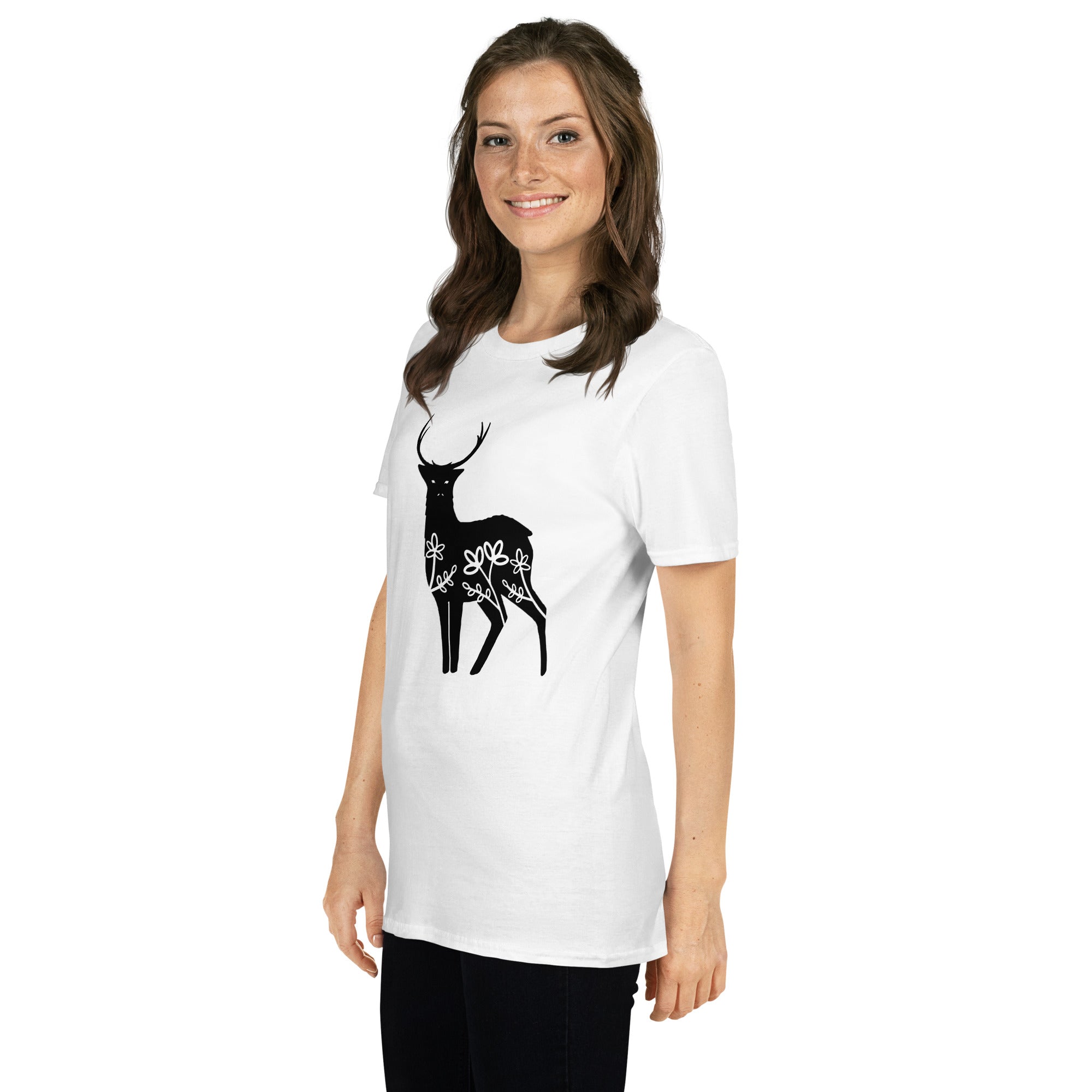 Short-Sleeve Unisex T-Shirt- Deer