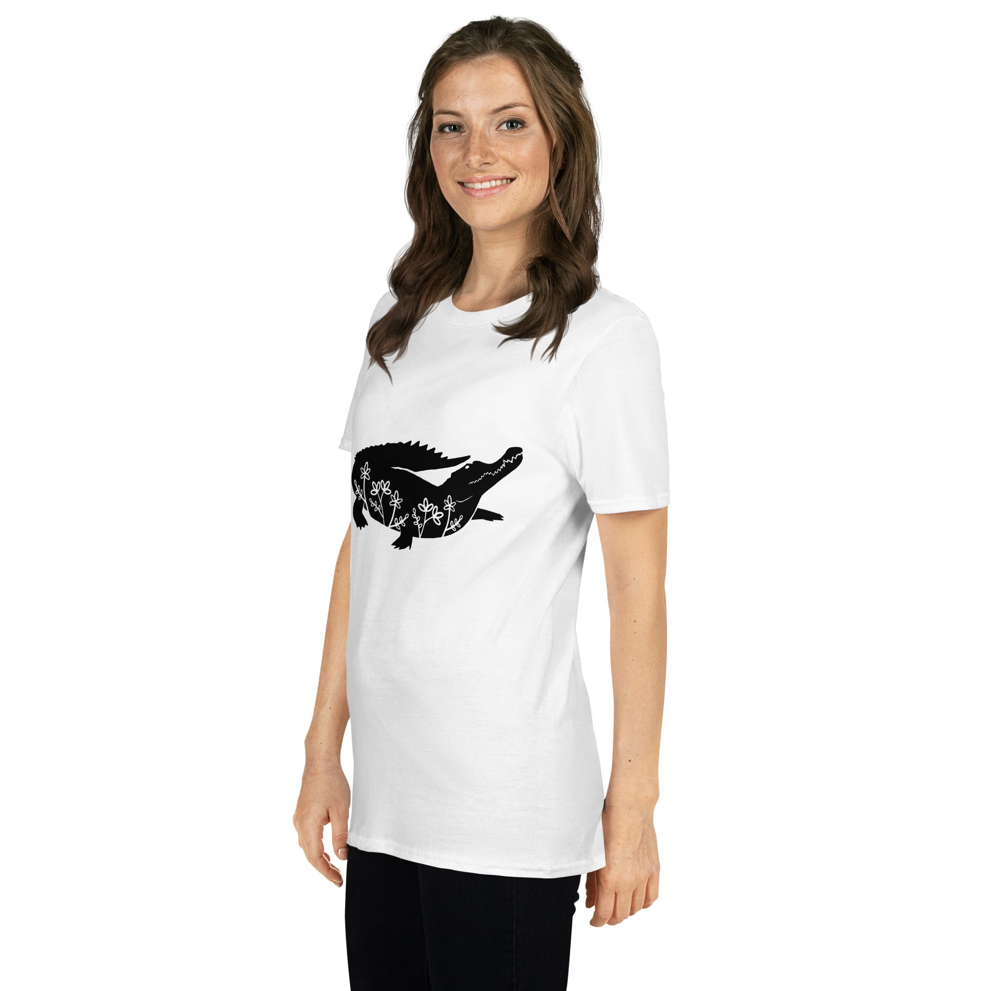 Short-Sleeve Unisex T-Shirt- Crocodile