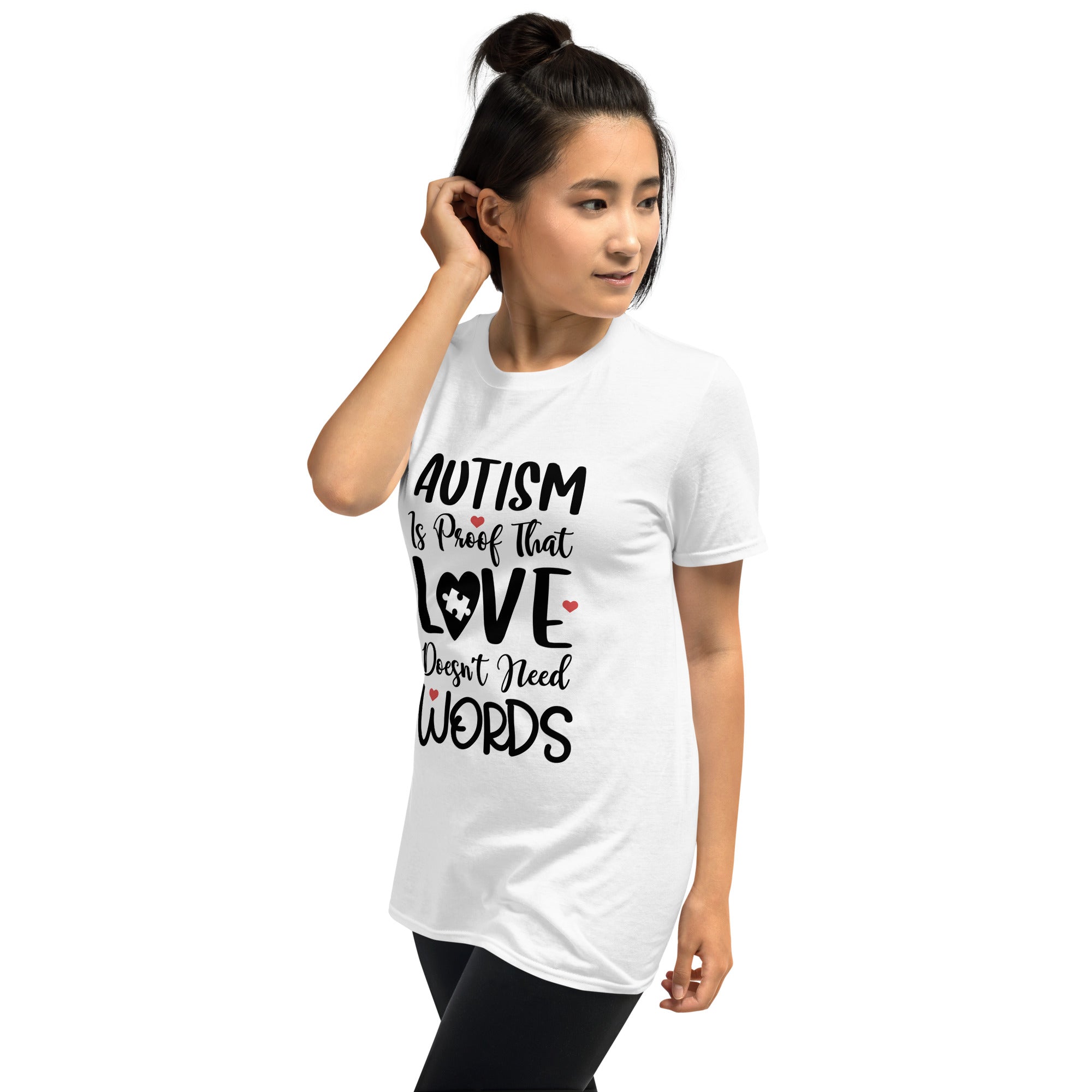 Short-Sleeve Unisex T-Shirt- Autism is proof