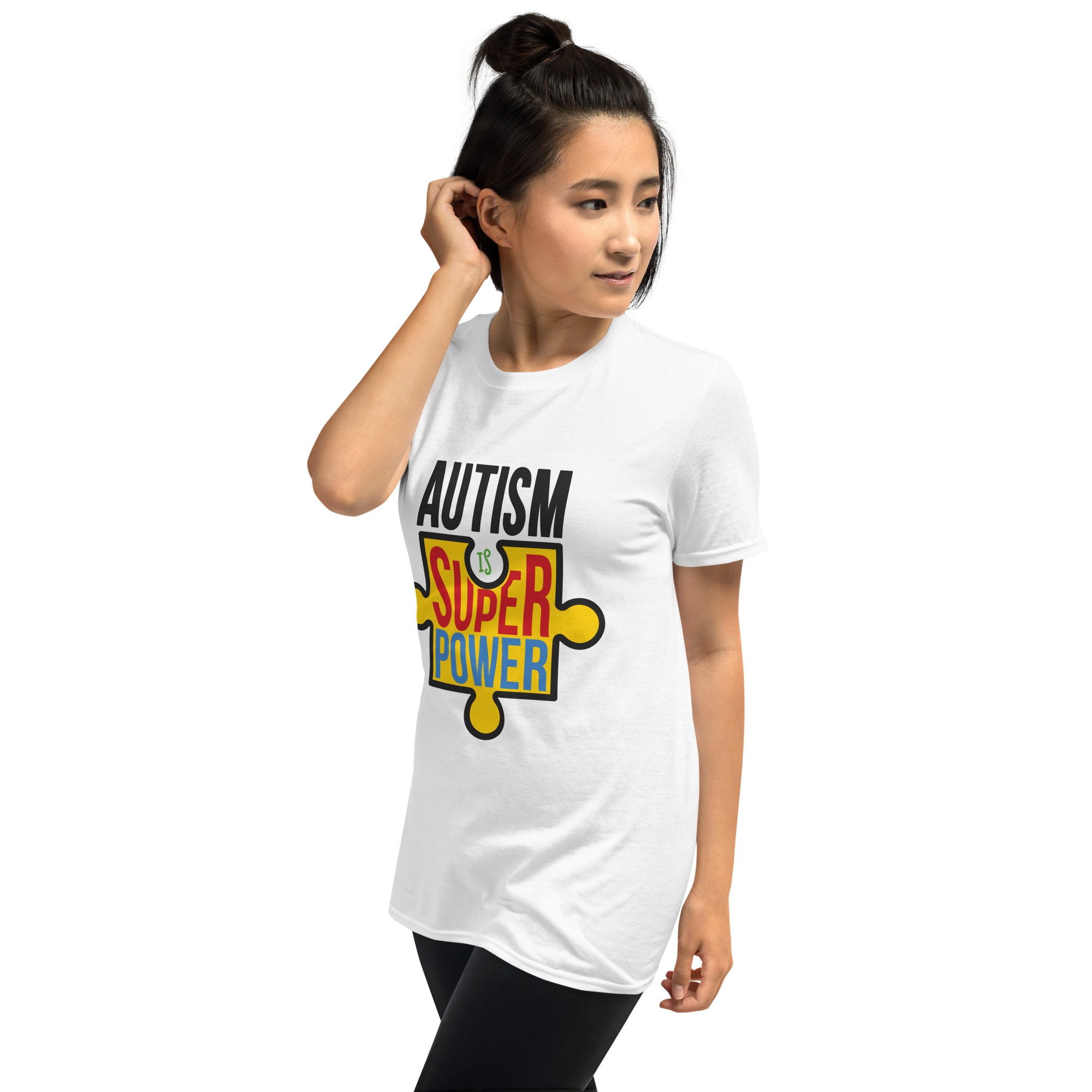 Short-Sleeve Unisex T-Shirt- Autism is my superpower