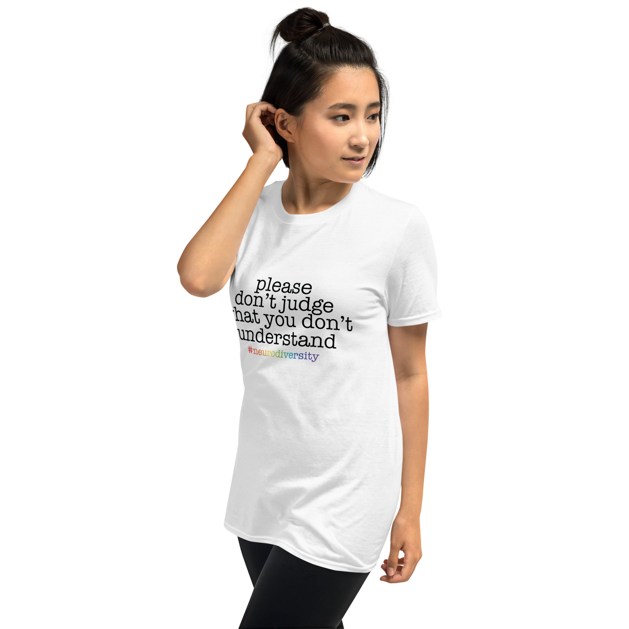 Short-Sleeve Unisex T-Shirt- ADHD- Please Dont Judge