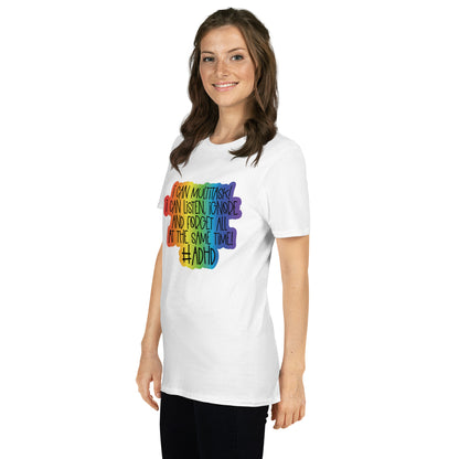 Short-Sleeve Unisex T-Shirt- ADHD- Multitask ADHD