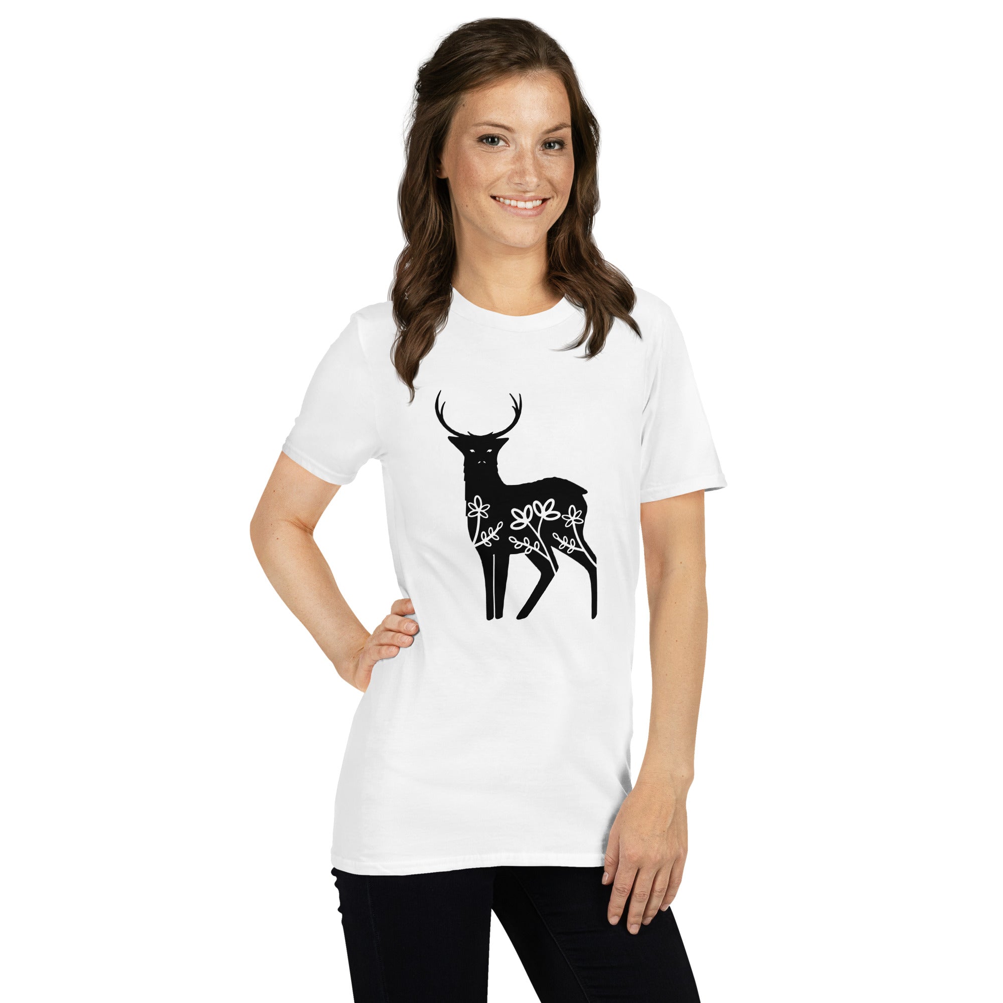 Short-Sleeve Unisex T-Shirt- Deer